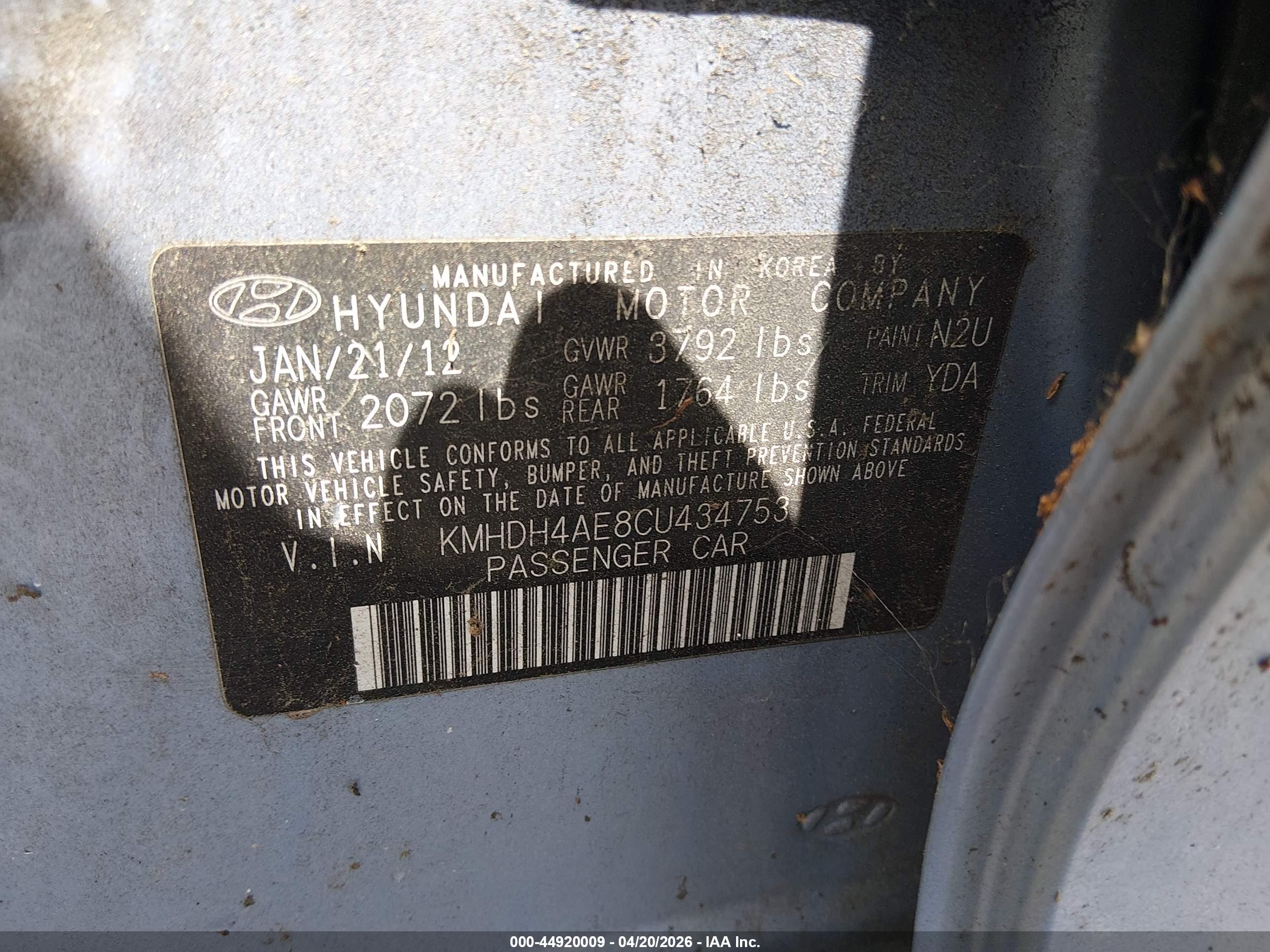 HYUNDAI ELANTRA image 9