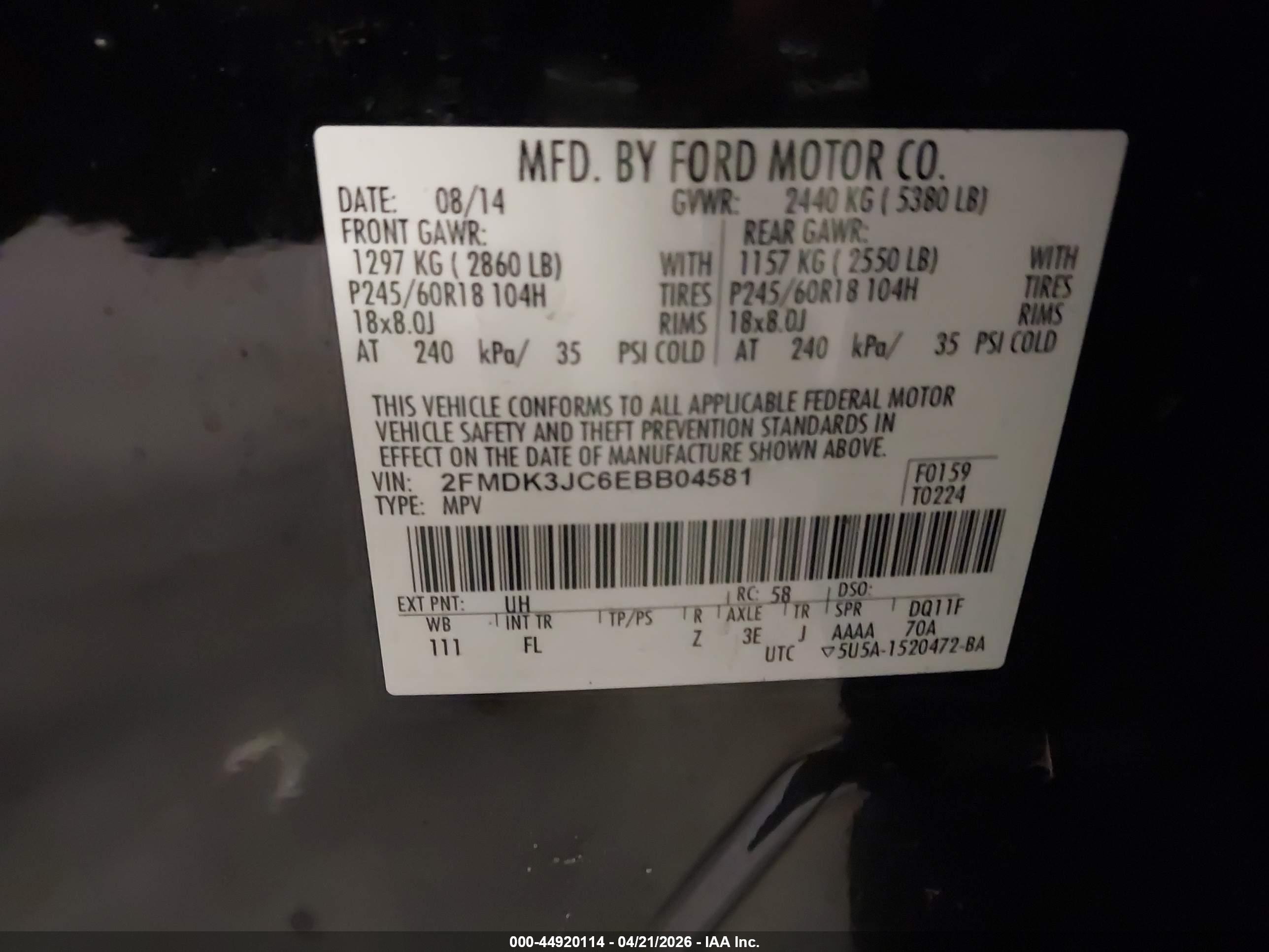 FORD EDGE image 9