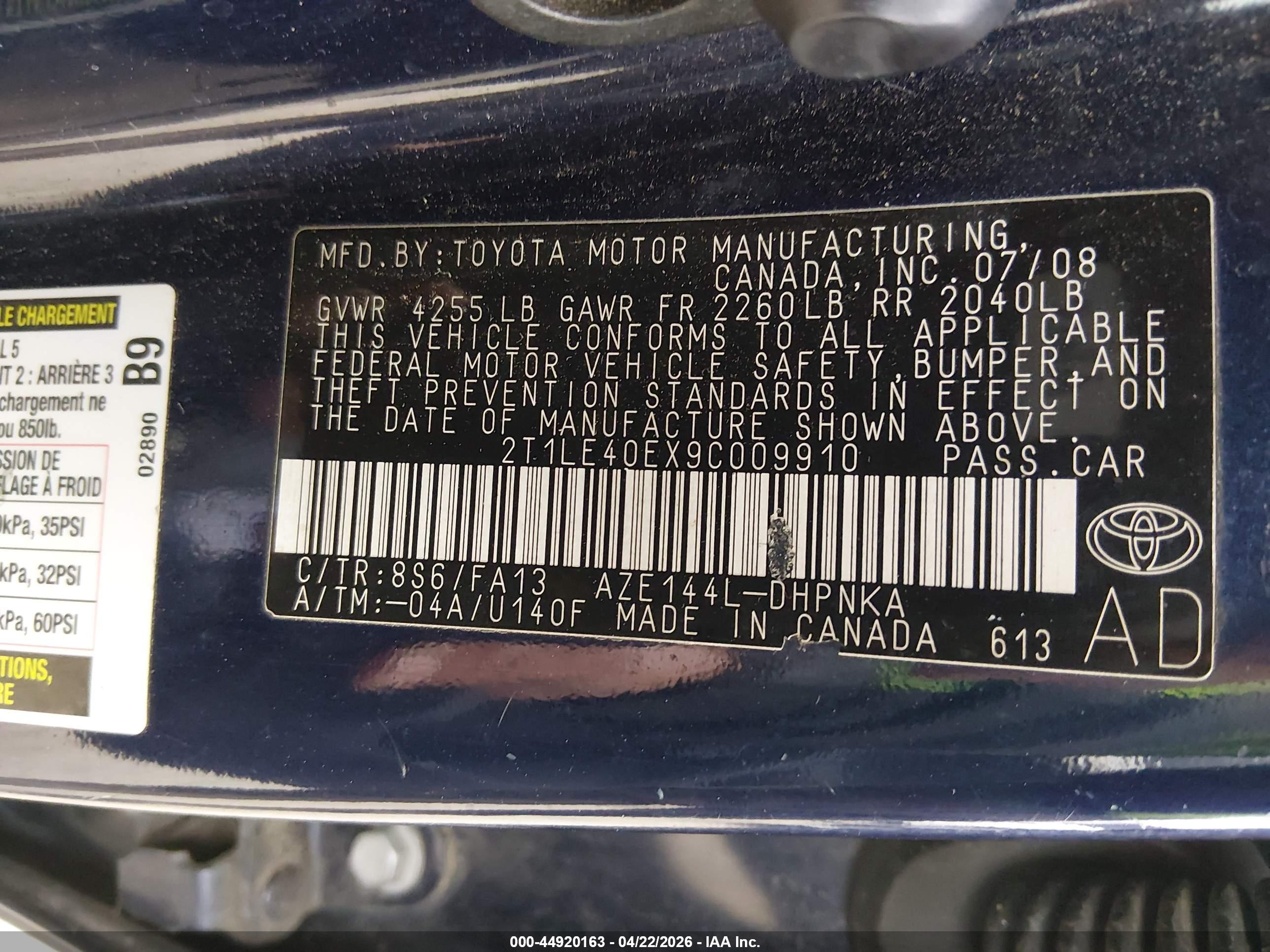 TOYOTA MATRIX image 9