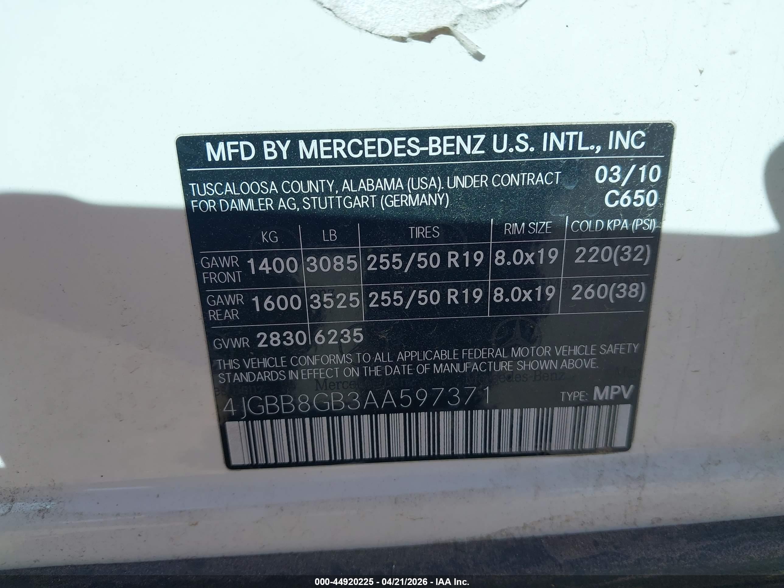 MERCEDES-BENZ ML image 9