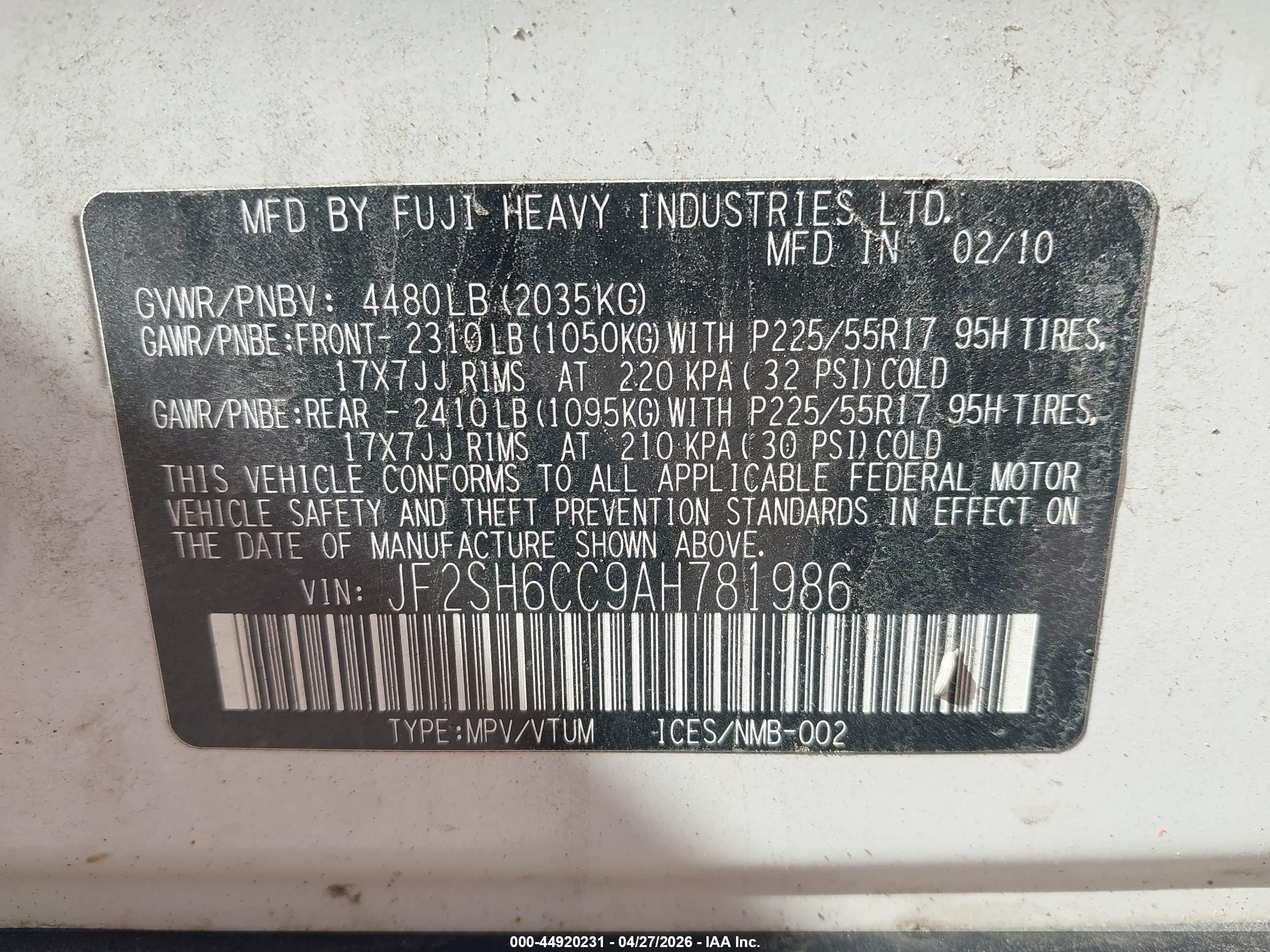 SUBARU FORESTER image 9