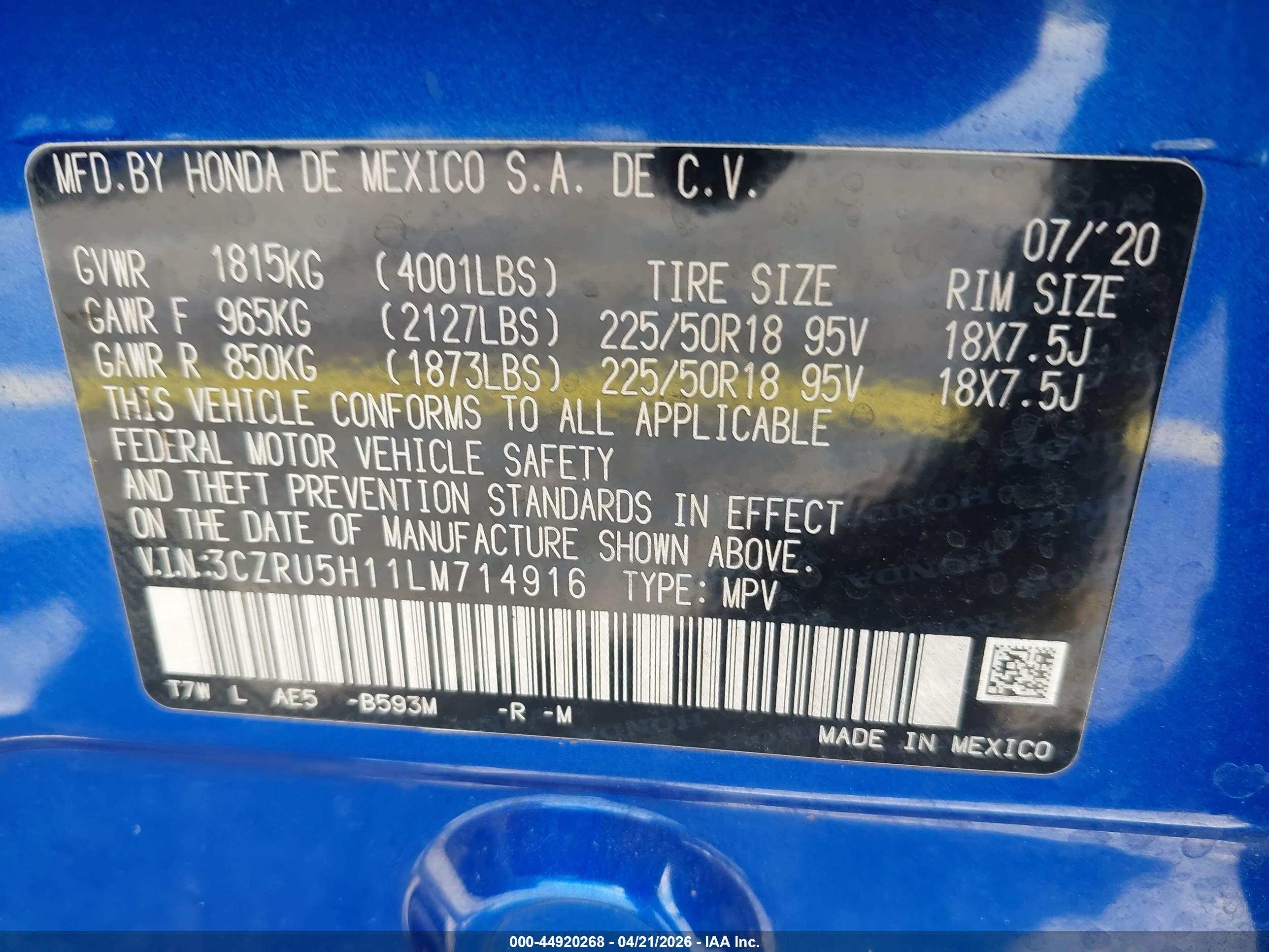HONDA HR-V image 9