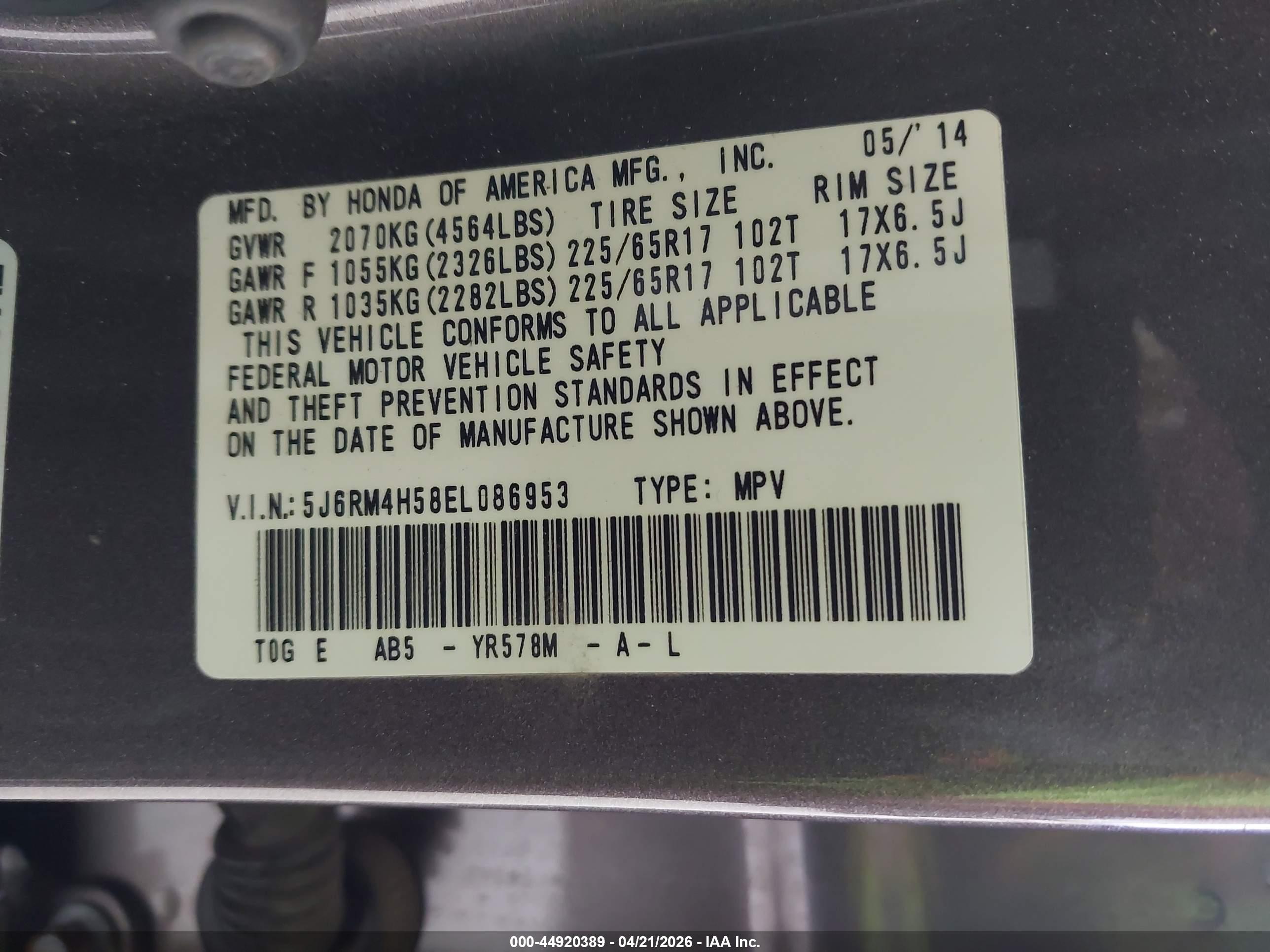 HONDA CR-V image 9