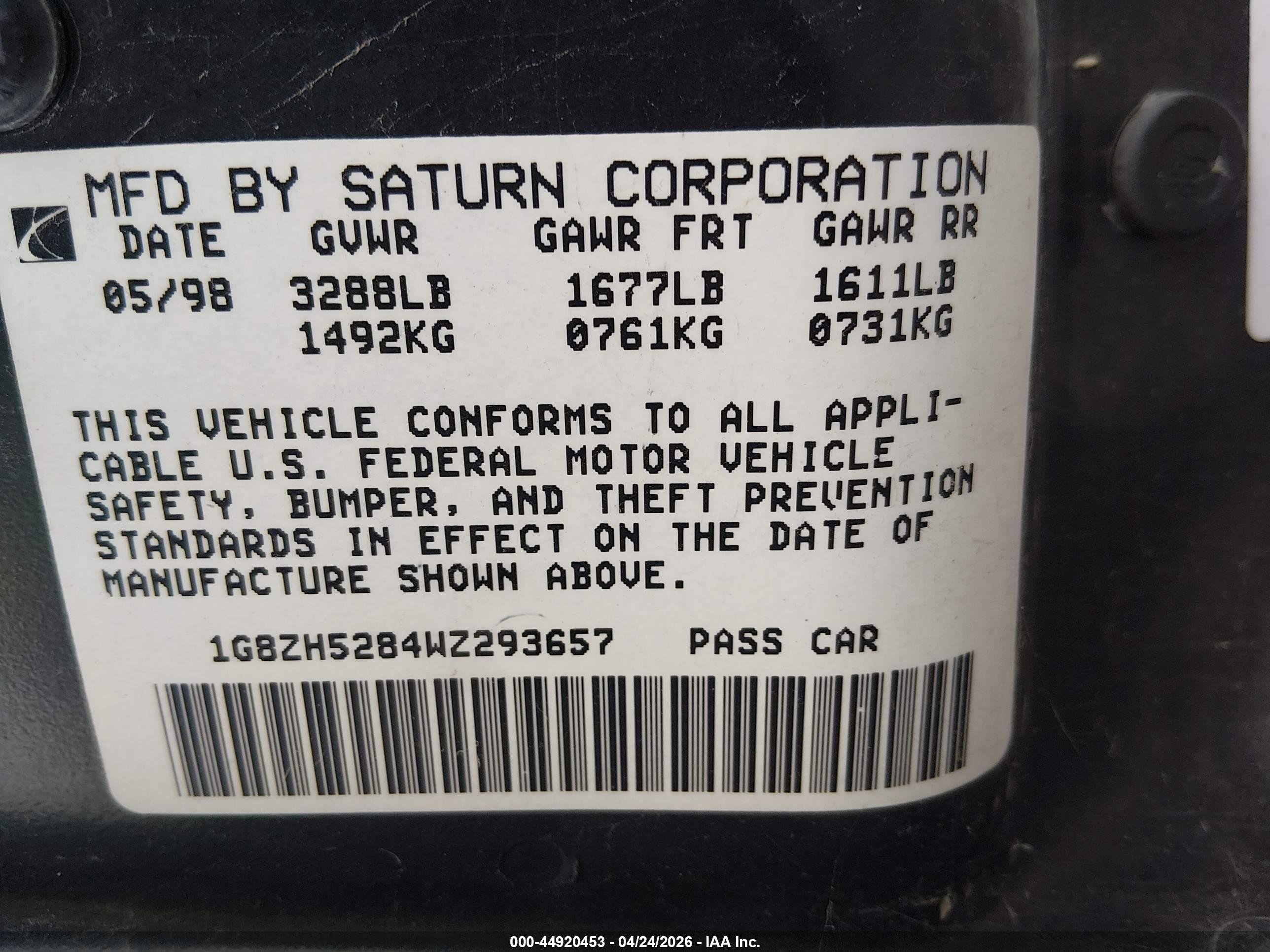 SATURN SL1 image 9