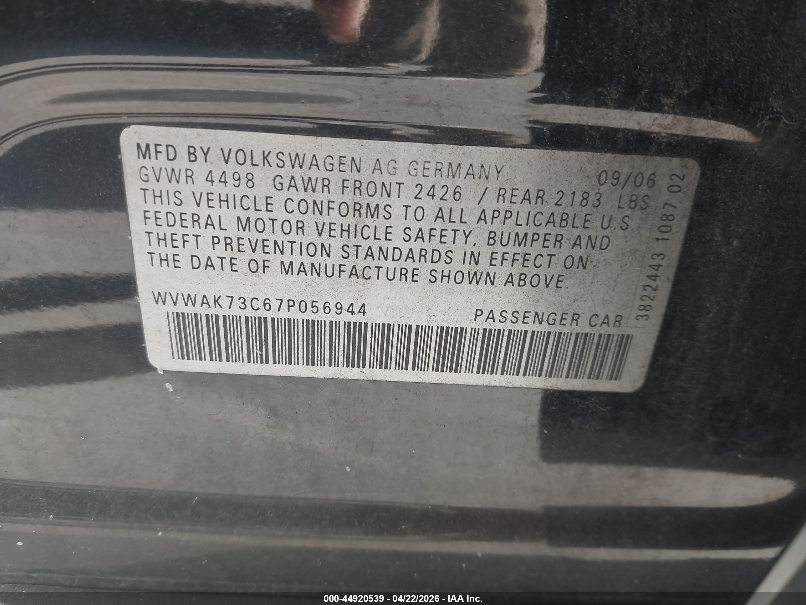 VOLKSWAGEN PASSAT image 9