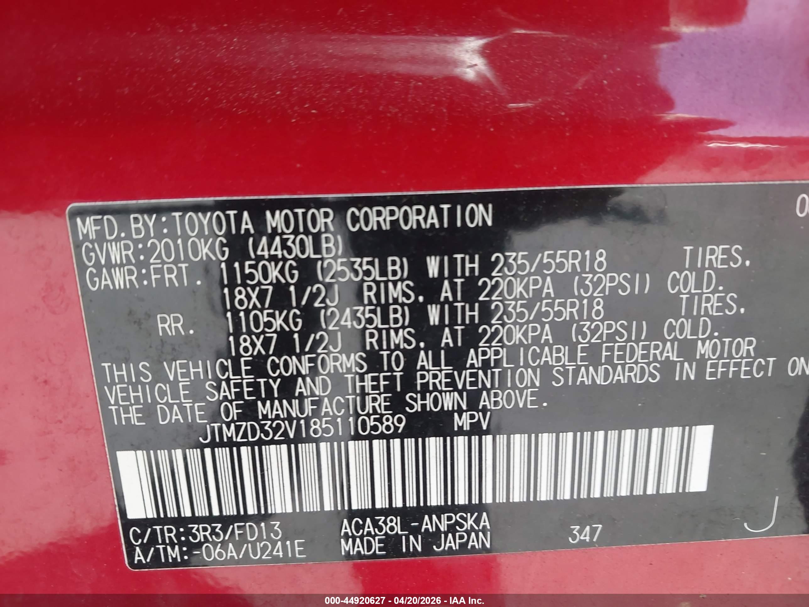 TOYOTA RAV4 image 9