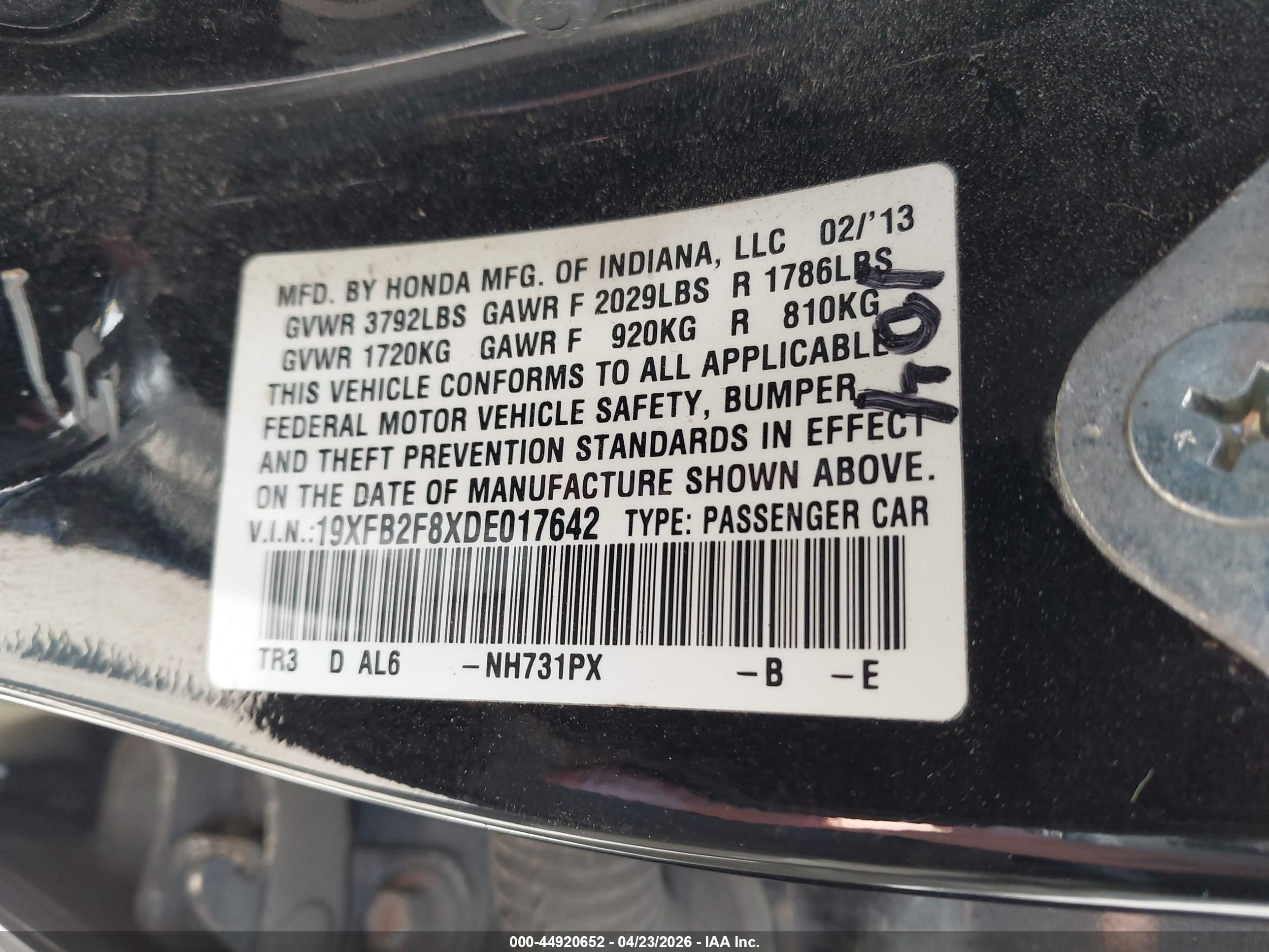HONDA CIVIC image 9