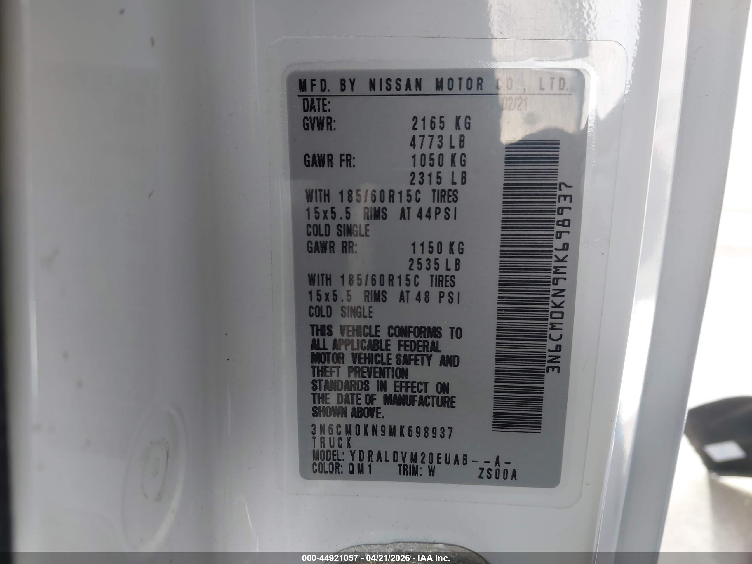 NISSAN NV200 image 9