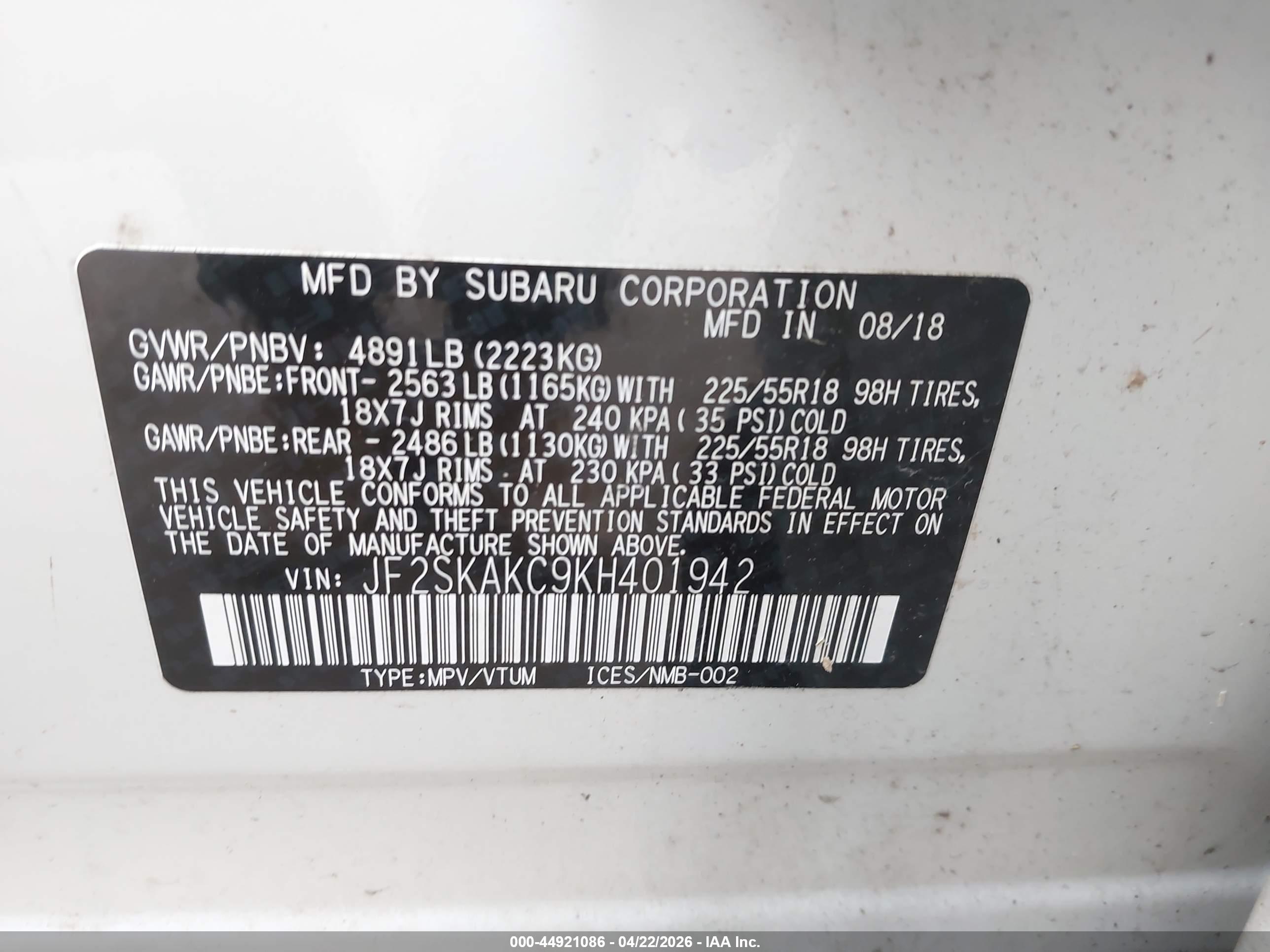 SUBARU FORESTER image 9