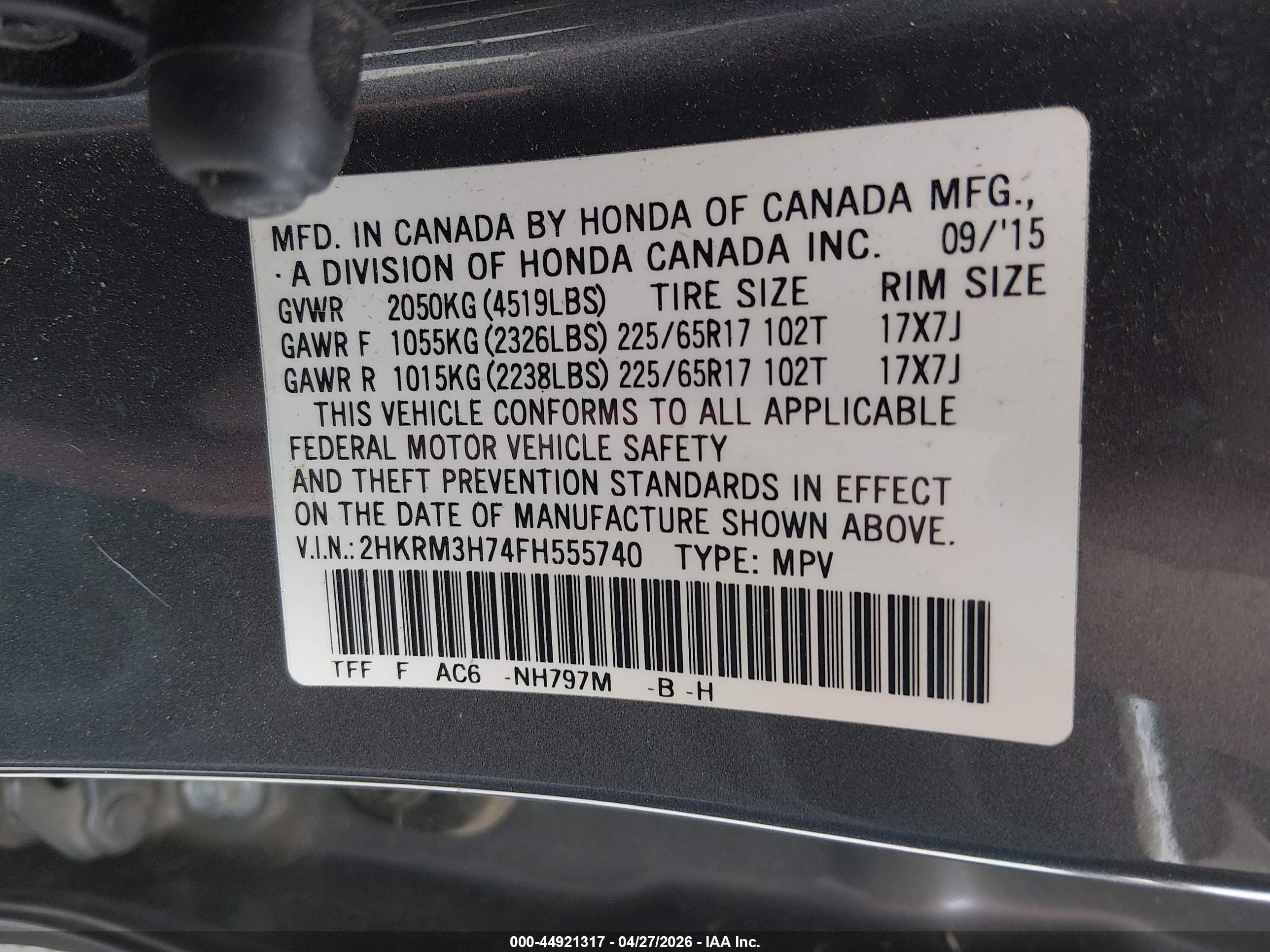 HONDA CR-V image 9