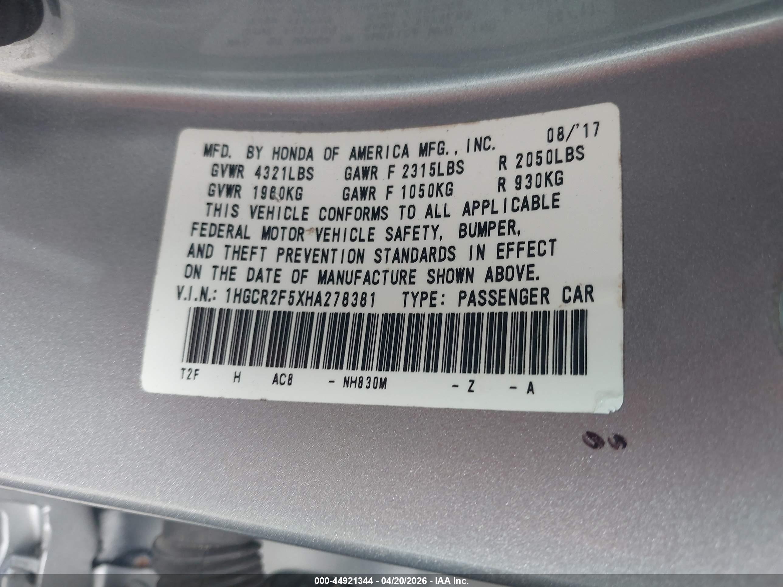 HONDA ACCORD image 9