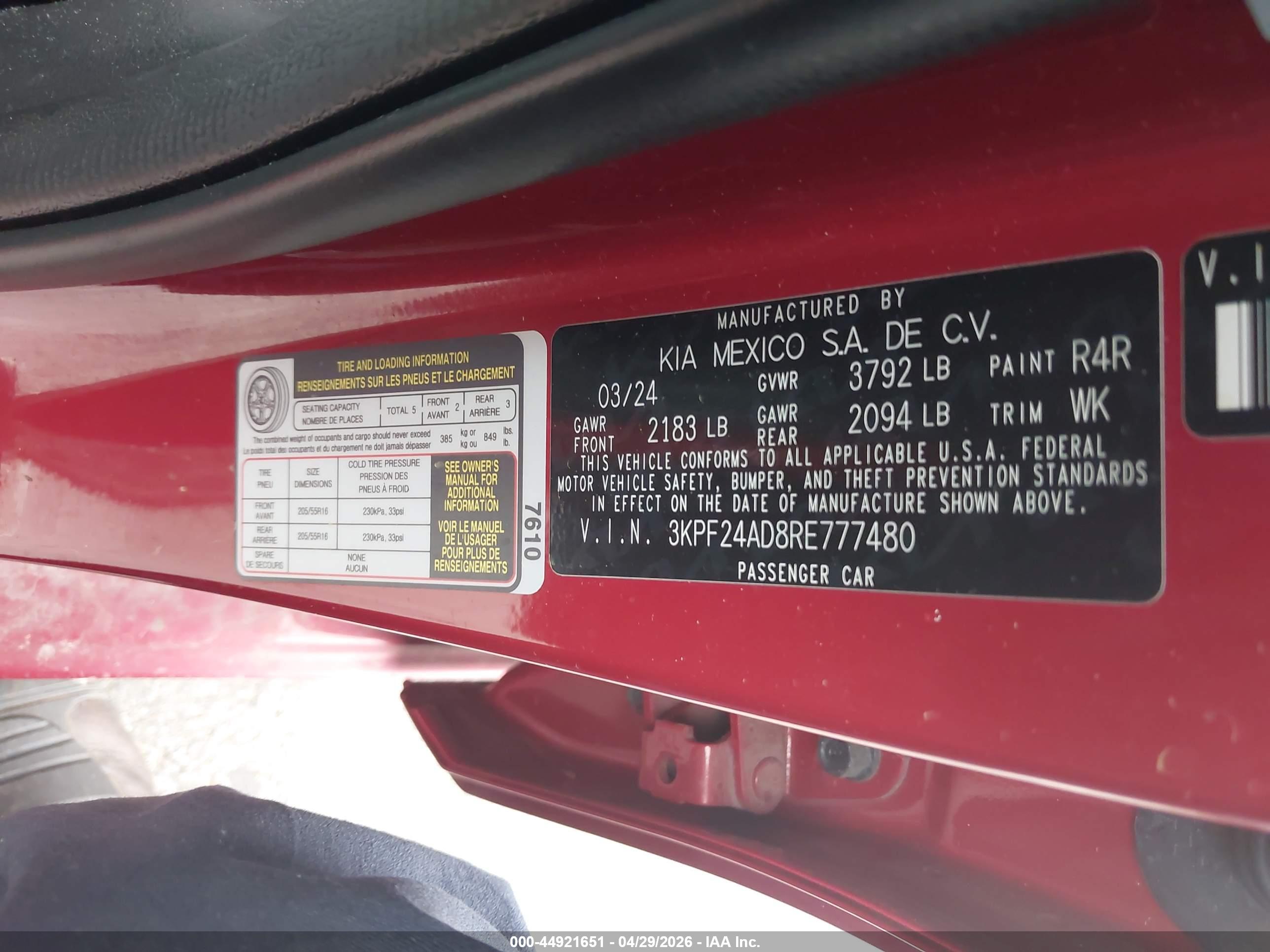 KIA FORTE image 9