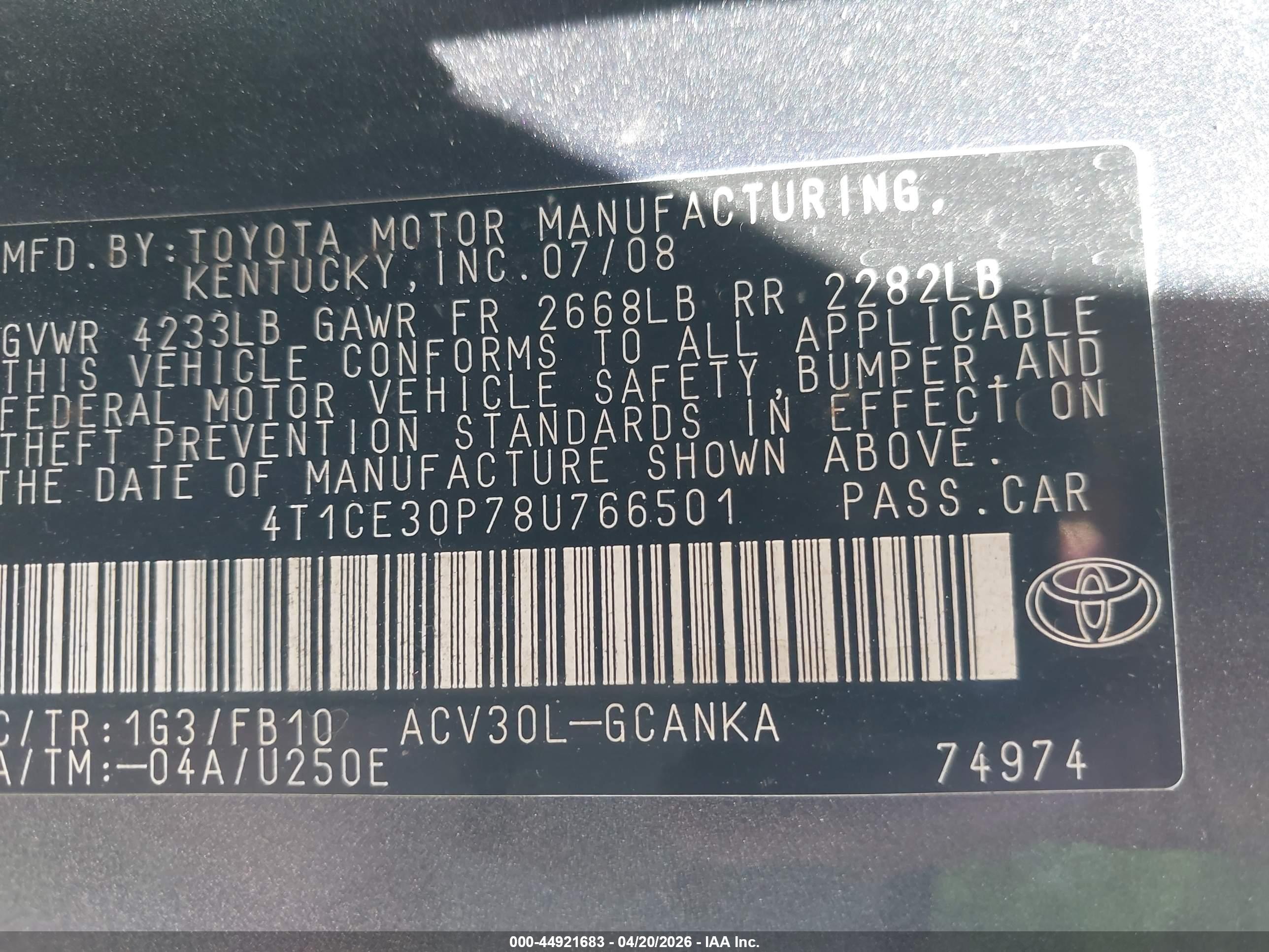 TOYOTA CAMRY image 9