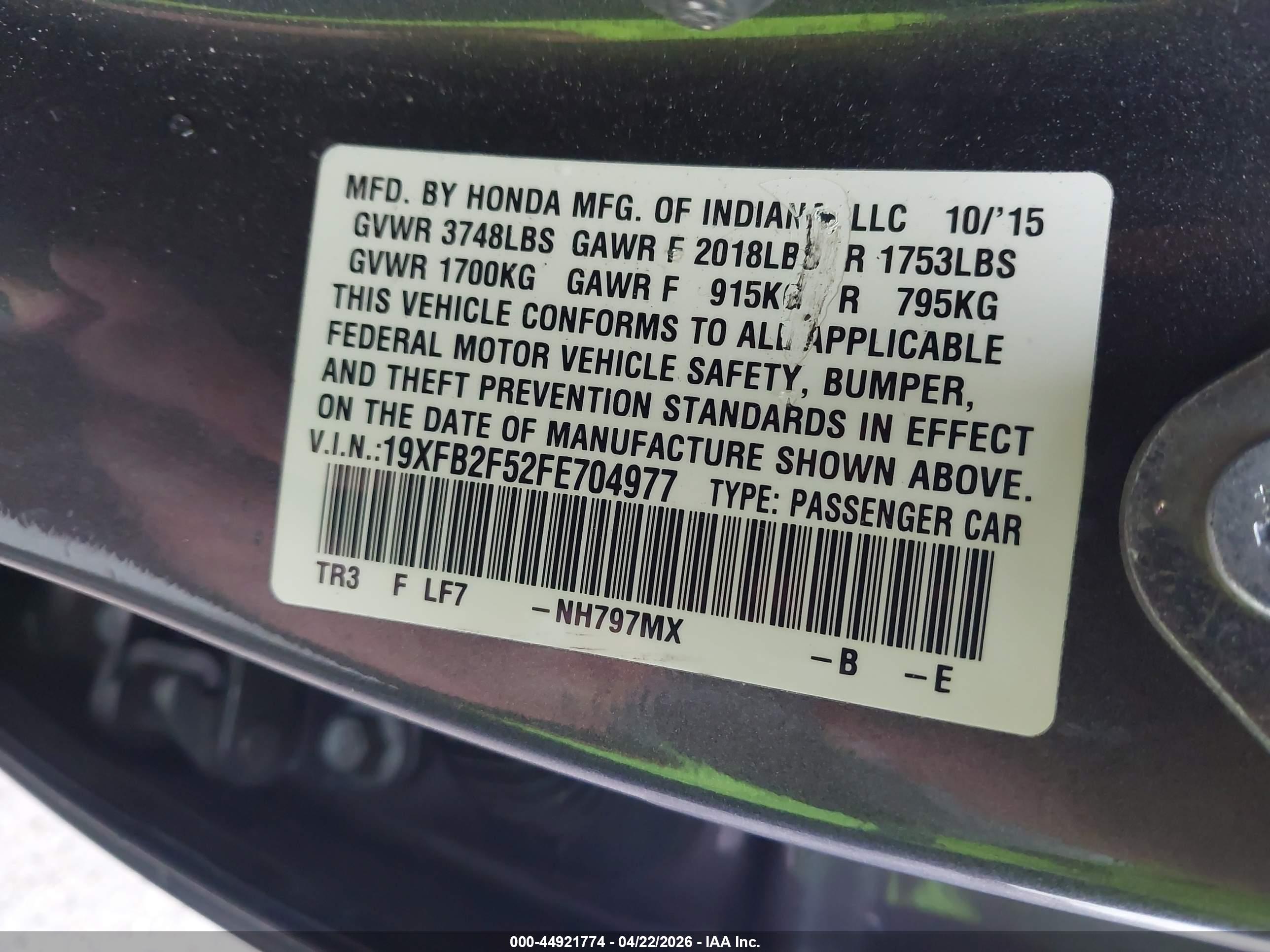 HONDA CIVIC image 9
