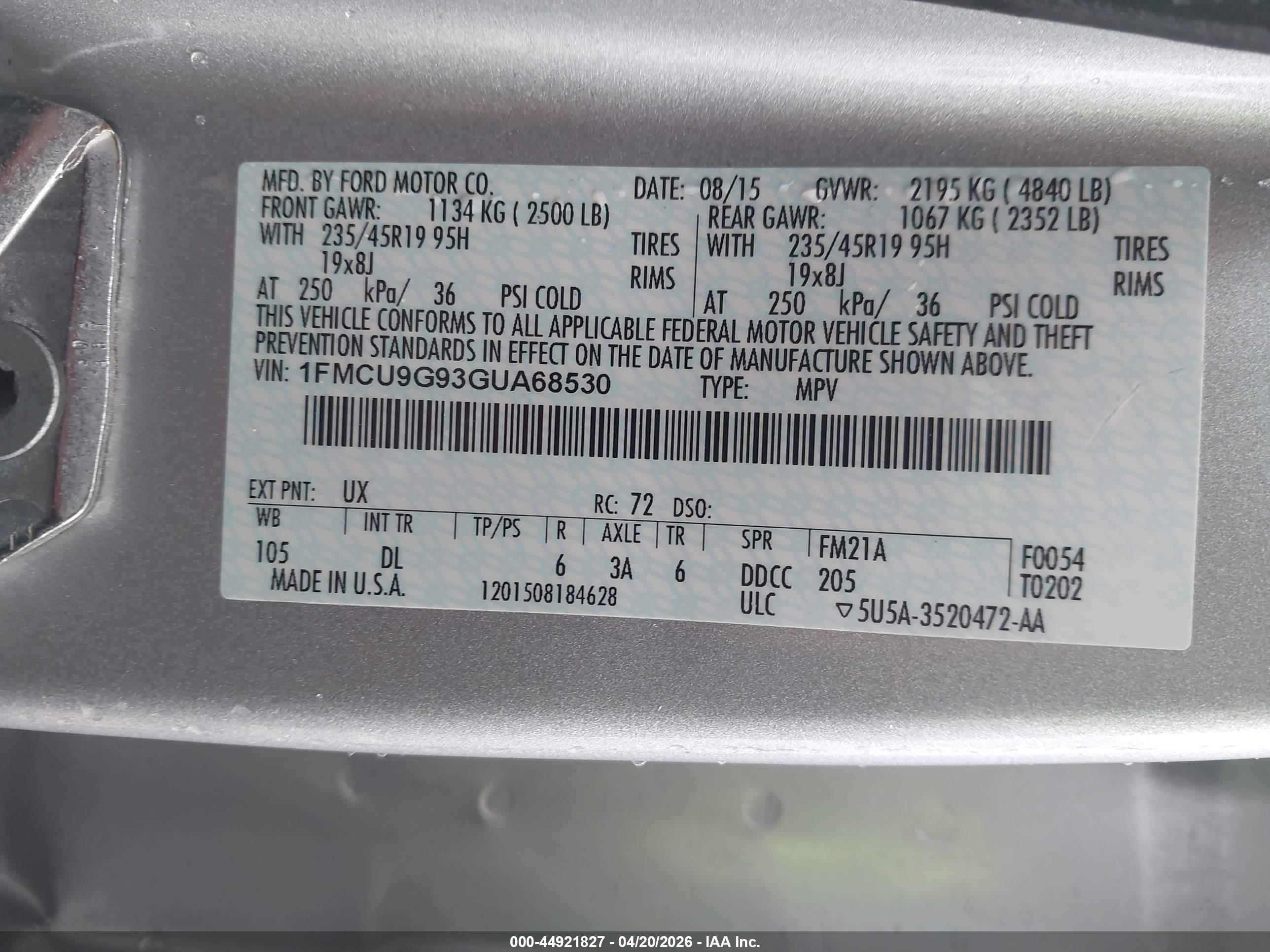 FORD ESCAPE image 9