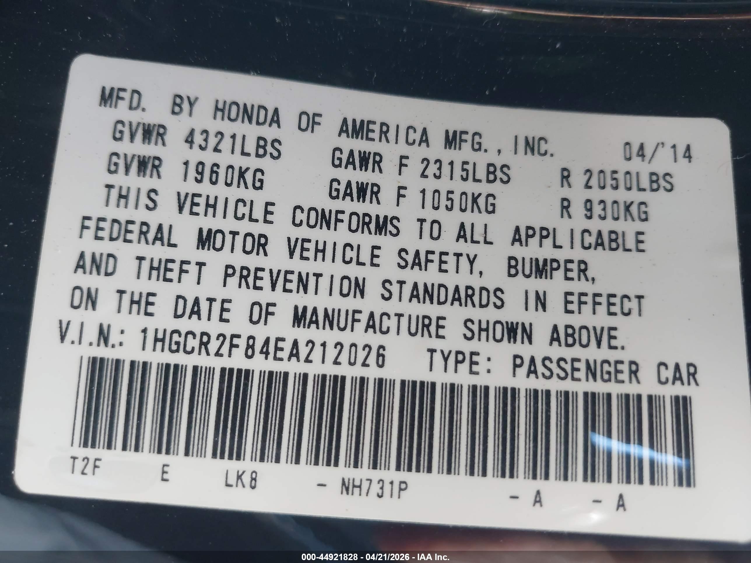 HONDA ACCORD image 9