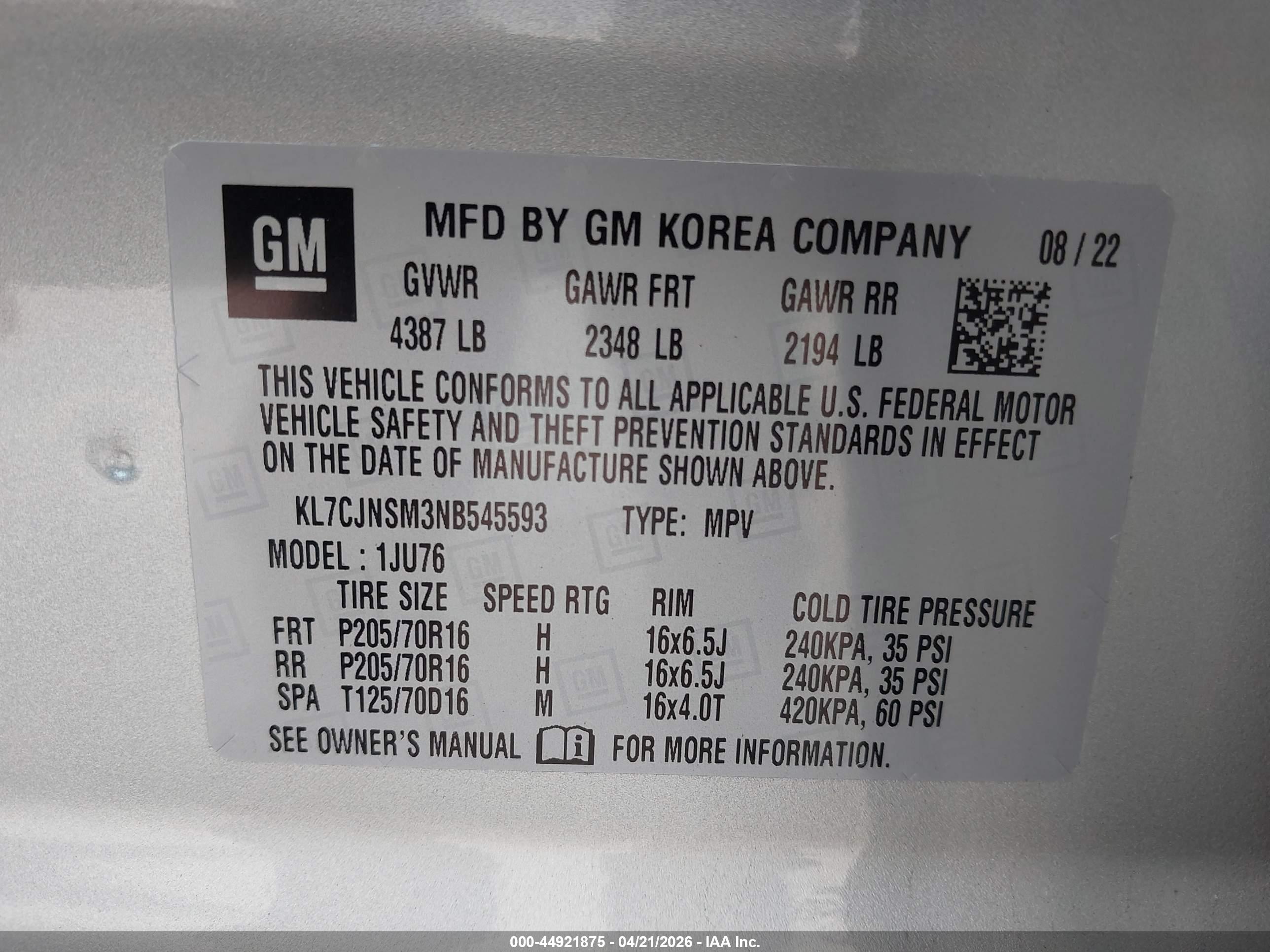 CHEVROLET TRAX image 9