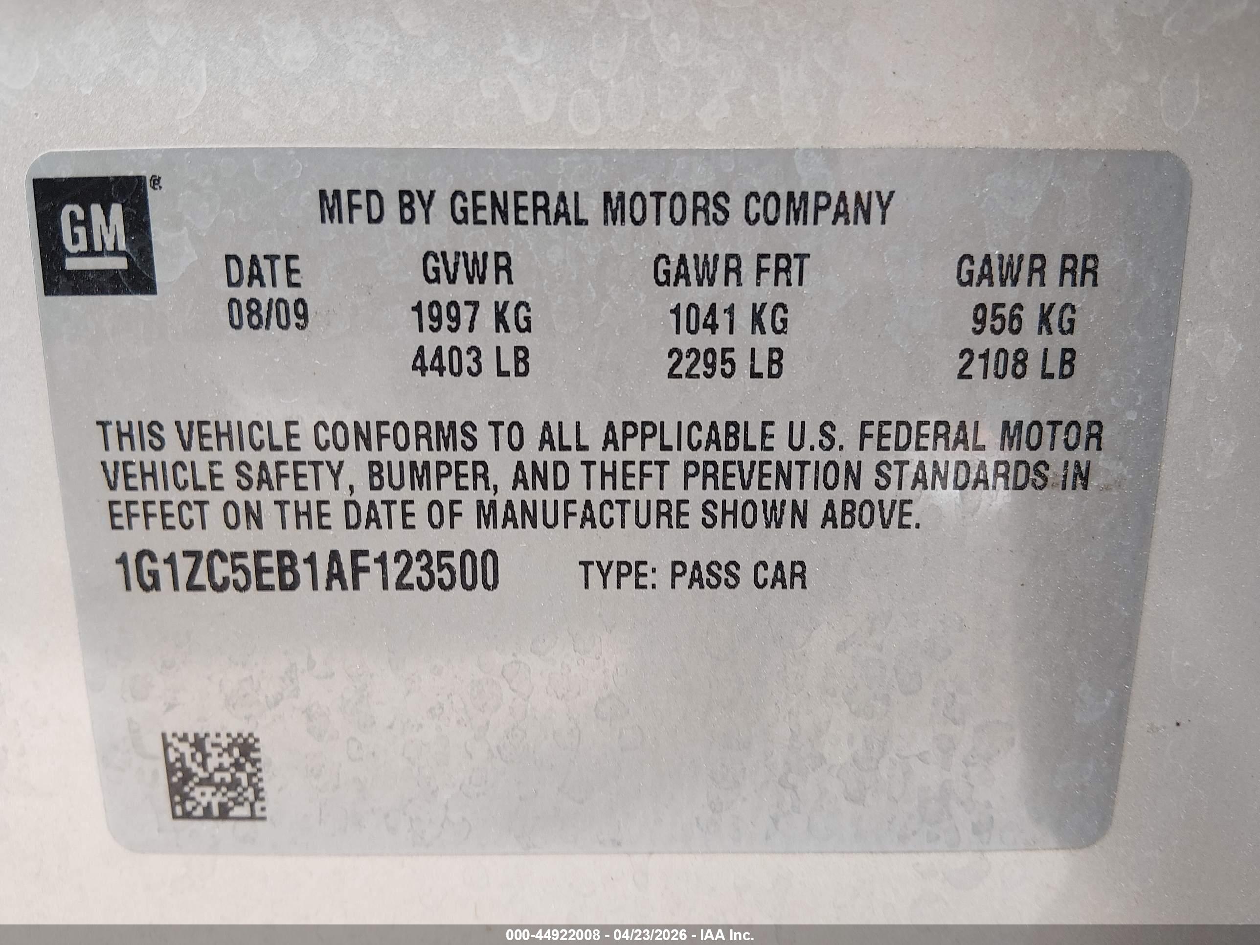 CHEVROLET MALIBU image 9
