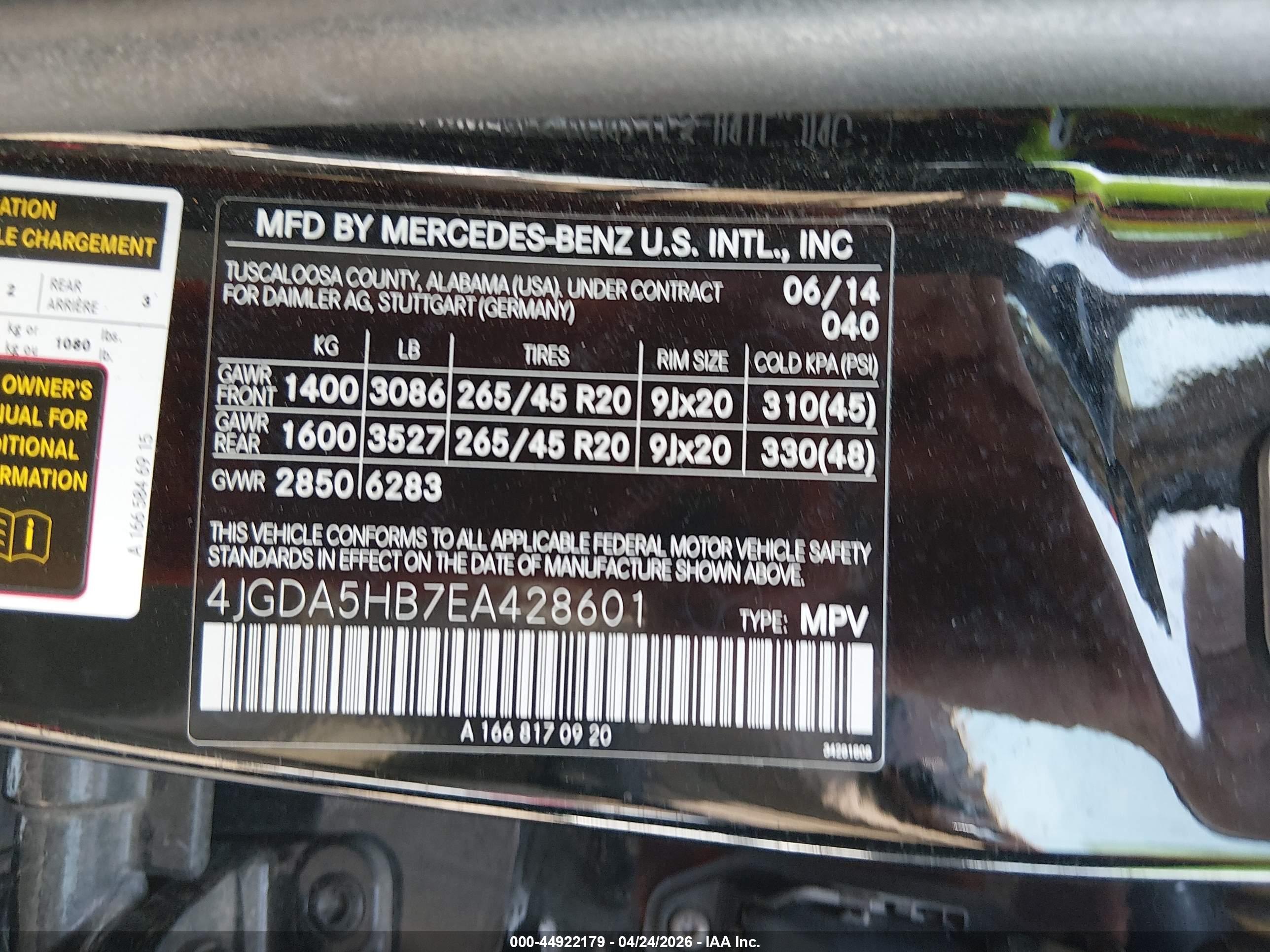 MERCEDES-BENZ ML image 9