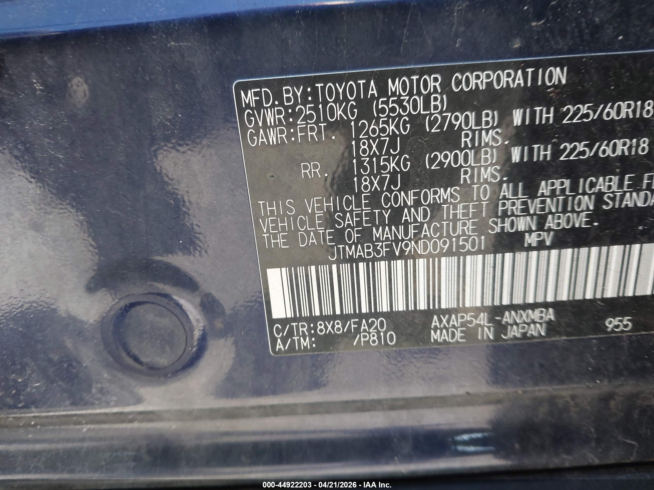 TOYOTA RAV4 image 9