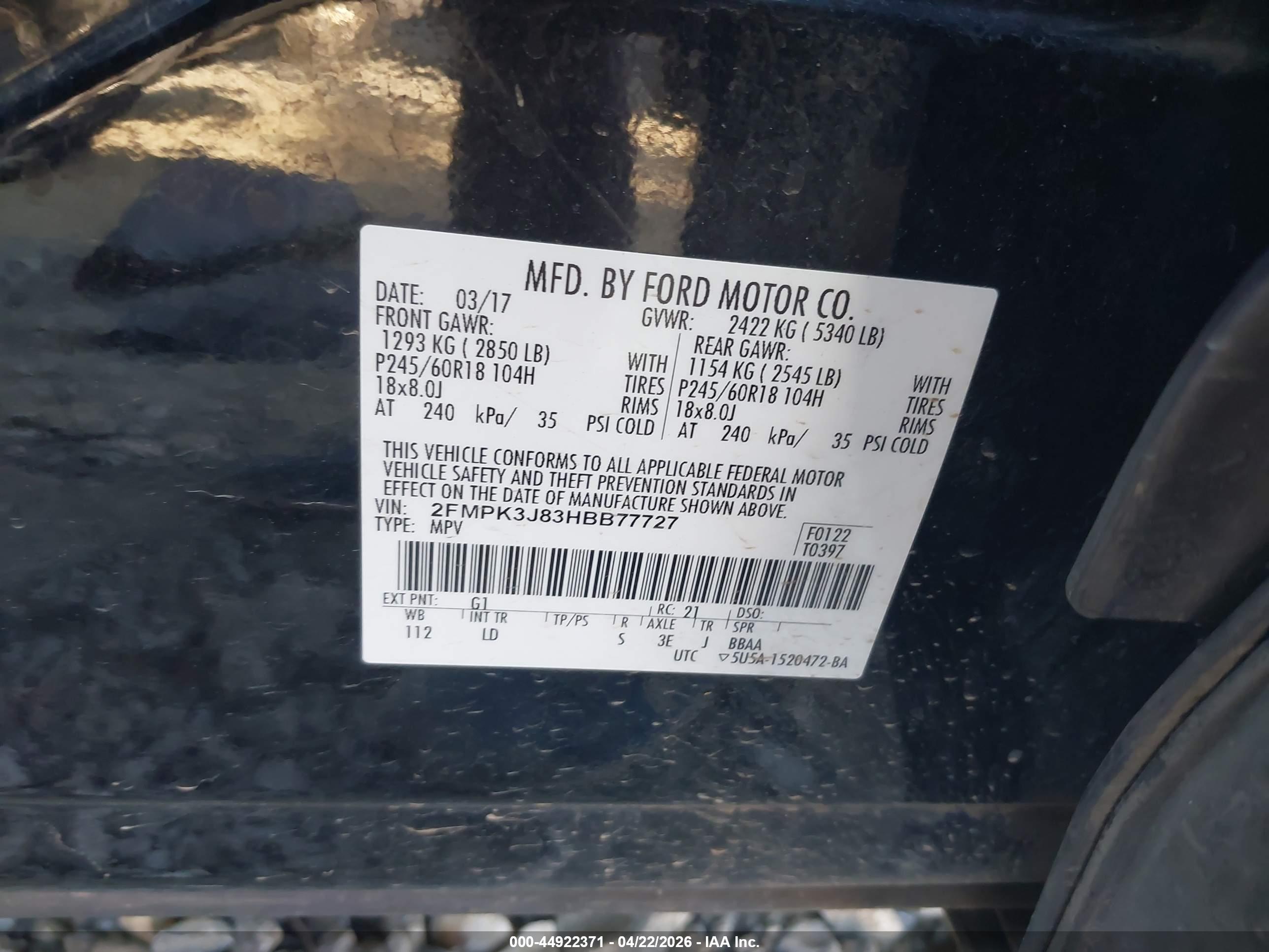 FORD EDGE image 9