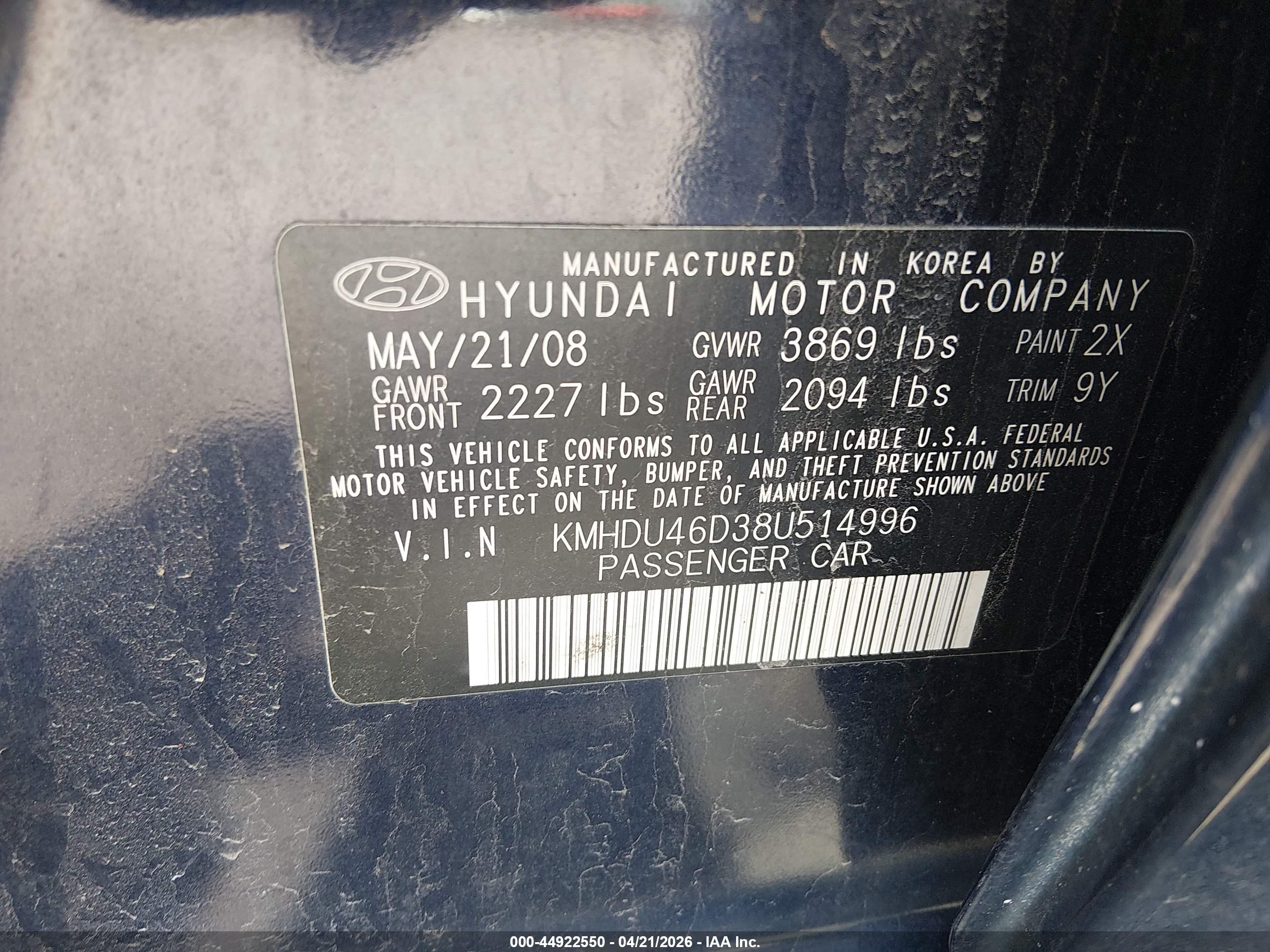 HYUNDAI ELANTRA image 9