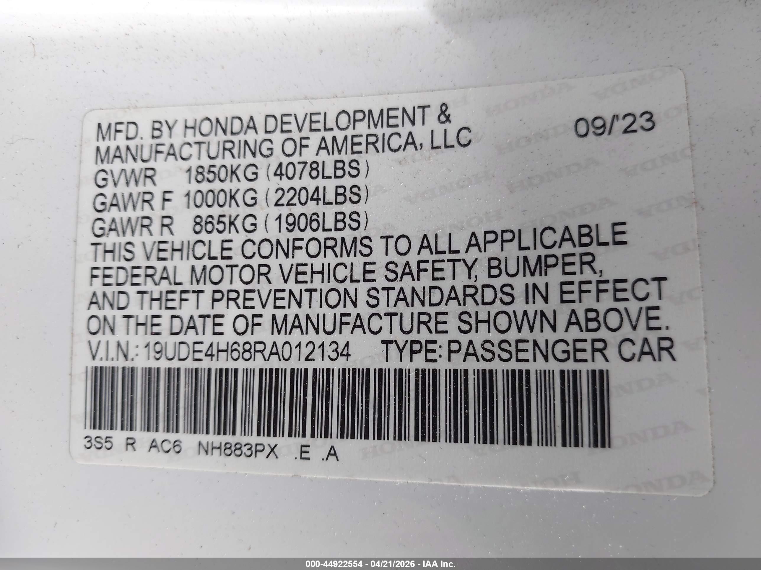 ACURA INTEGRA image 9