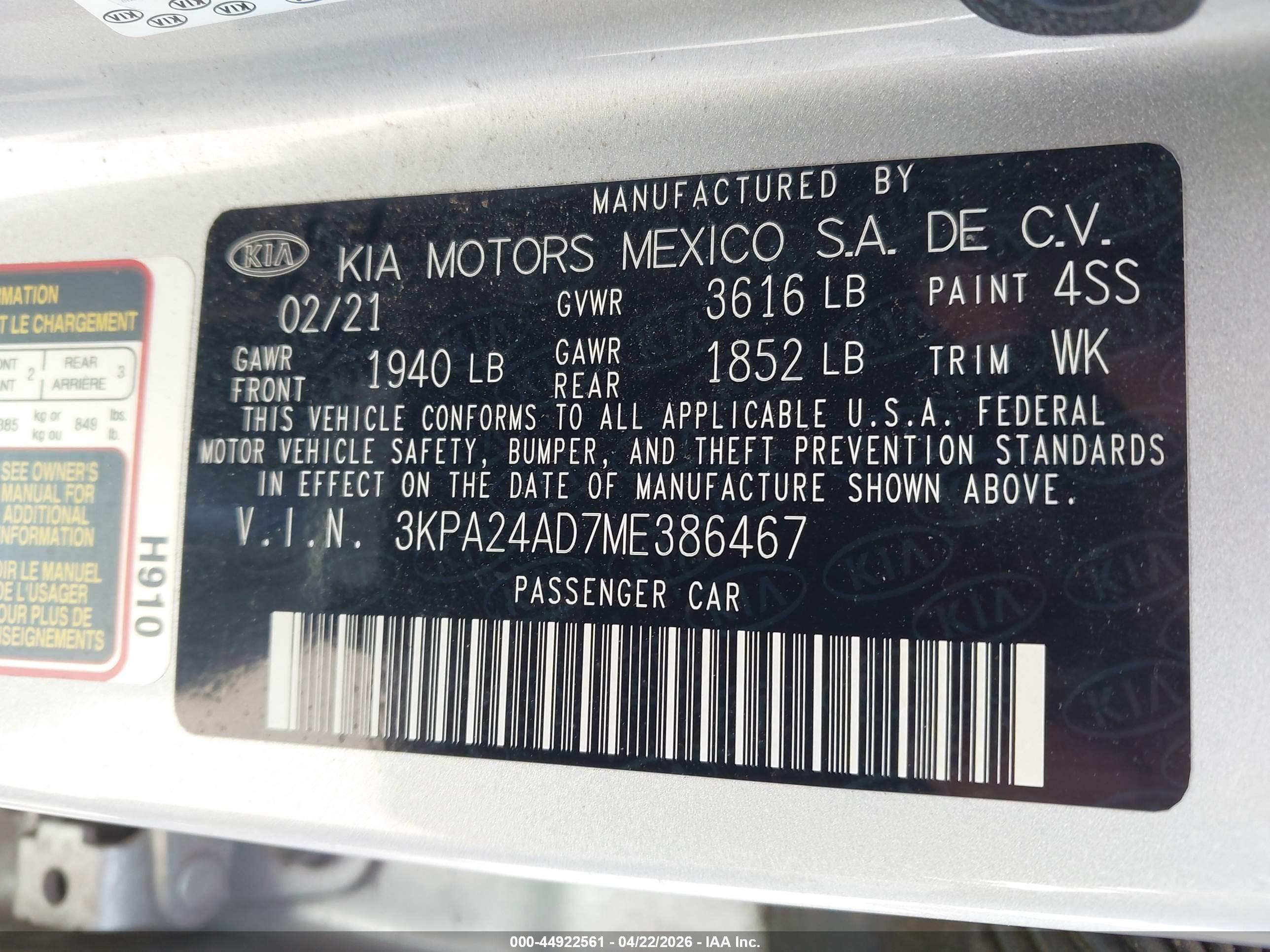 KIA RIO image 9