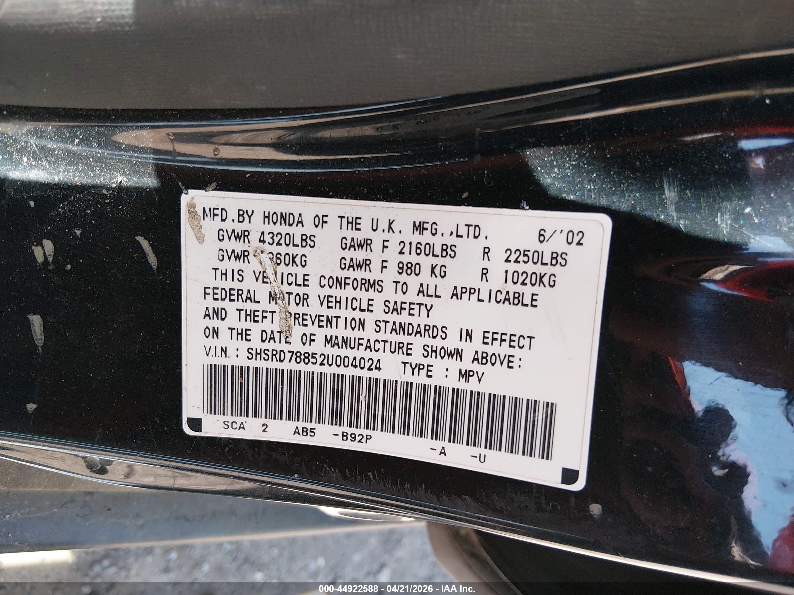 HONDA CR-V image 9