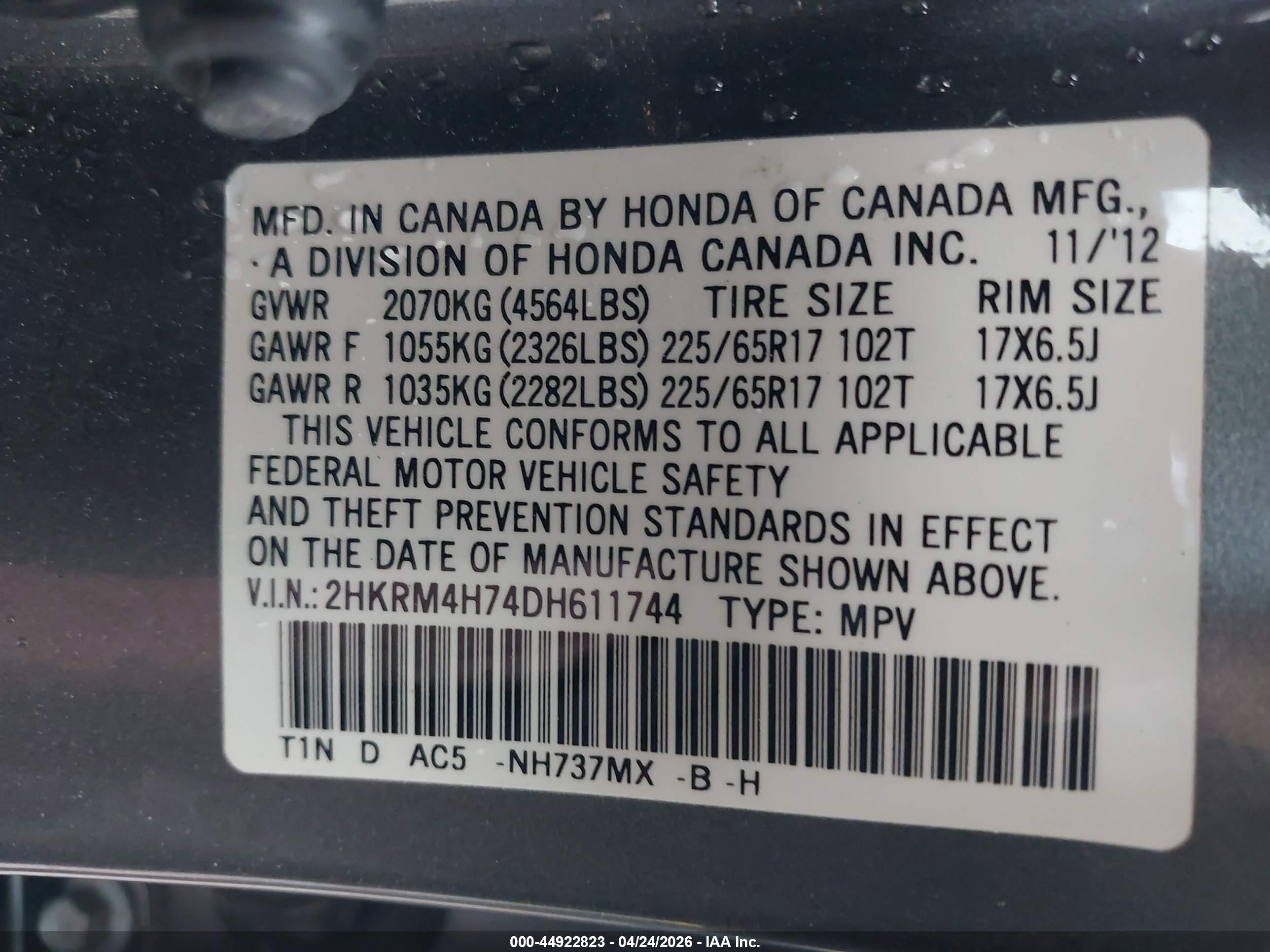 HONDA CR-V image 9