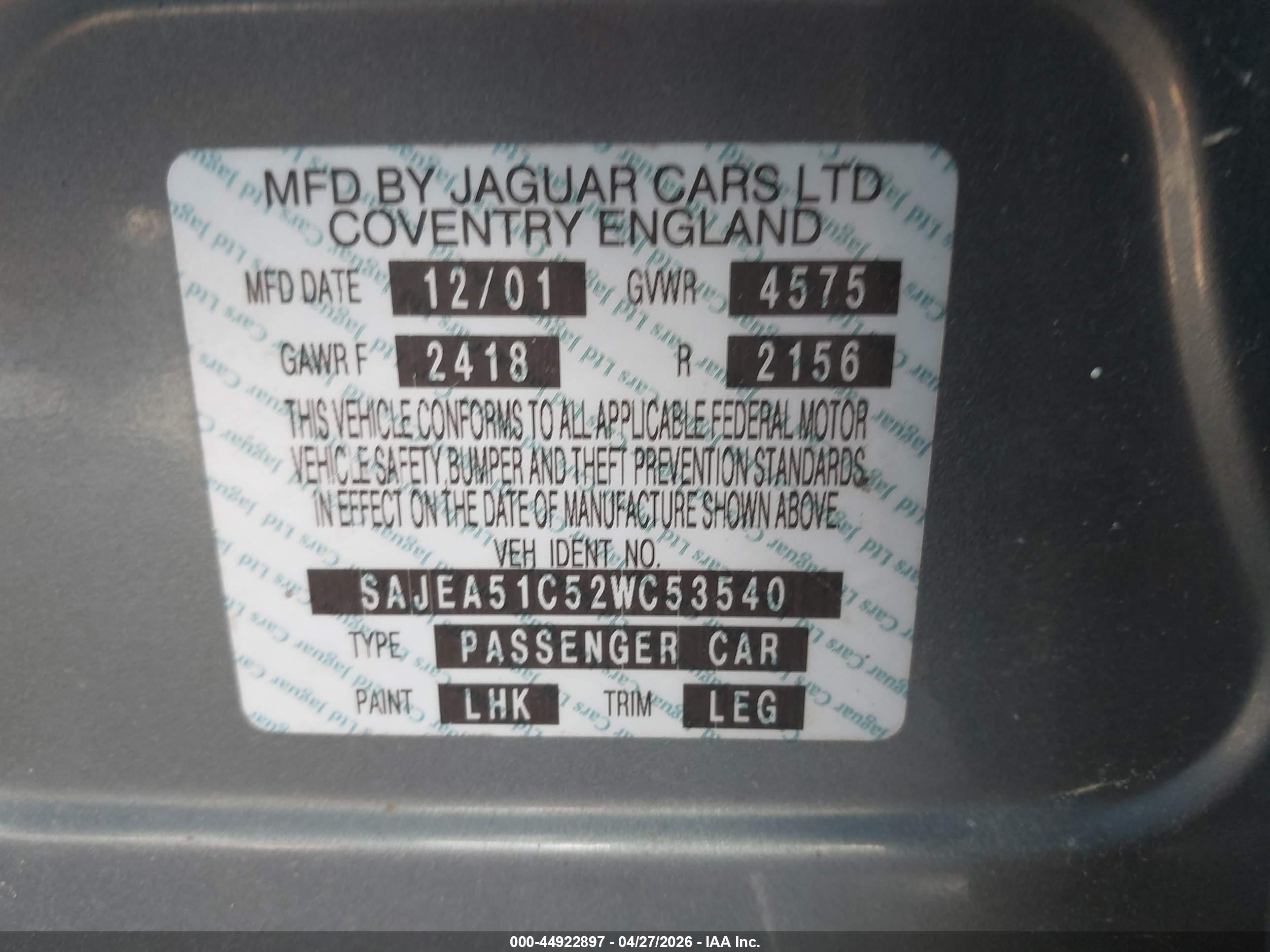 JAGUAR X-TYPE image 9