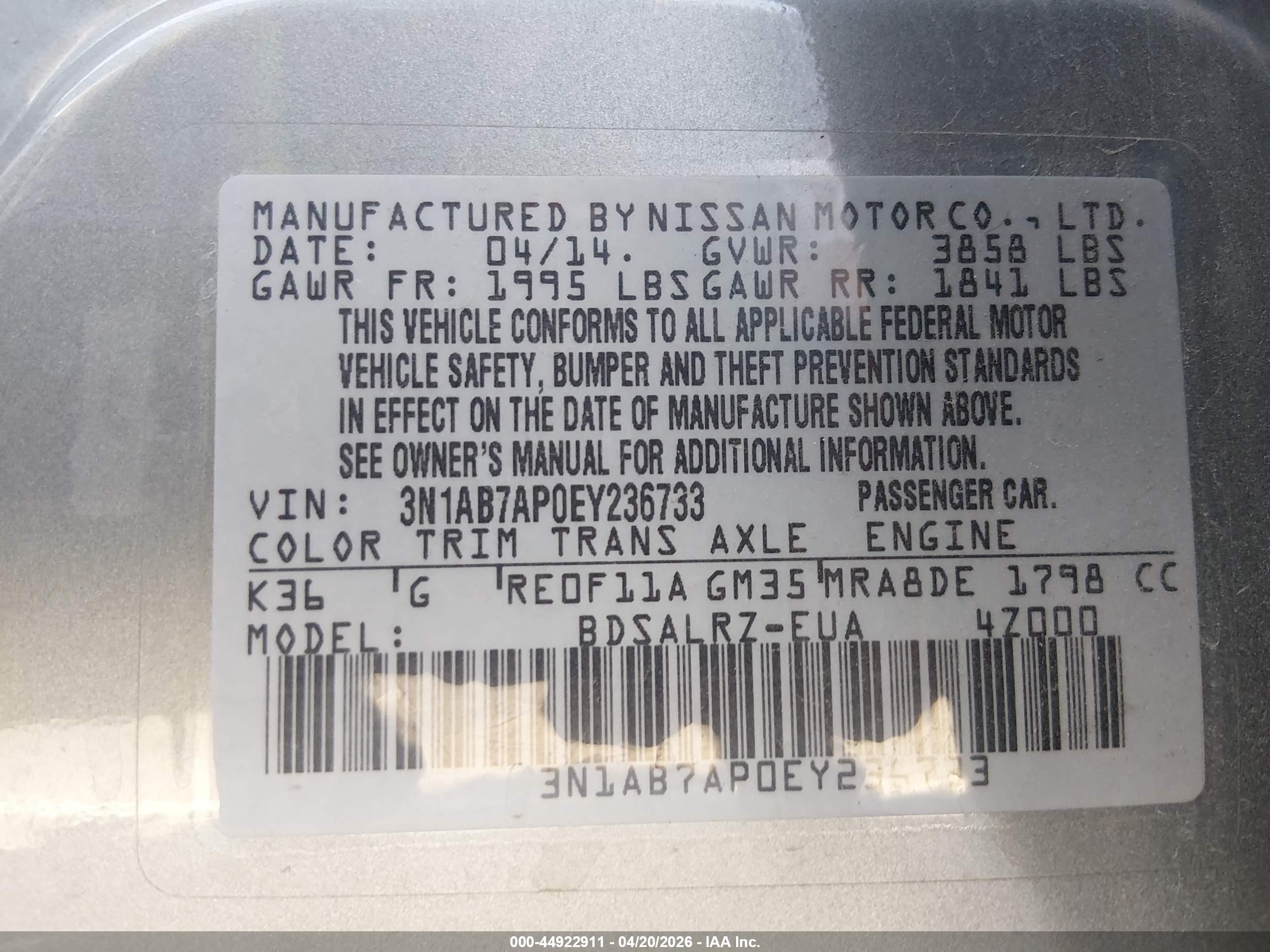 NISSAN SENTRA image 9