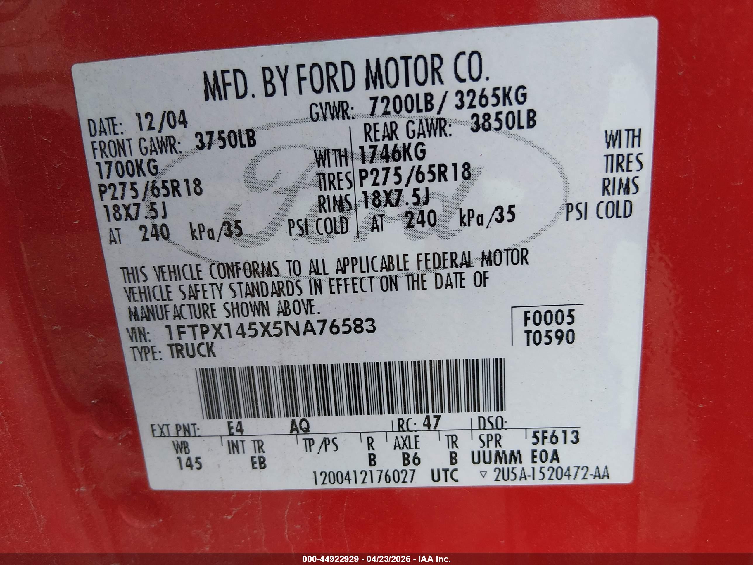 FORD F-150 image 9