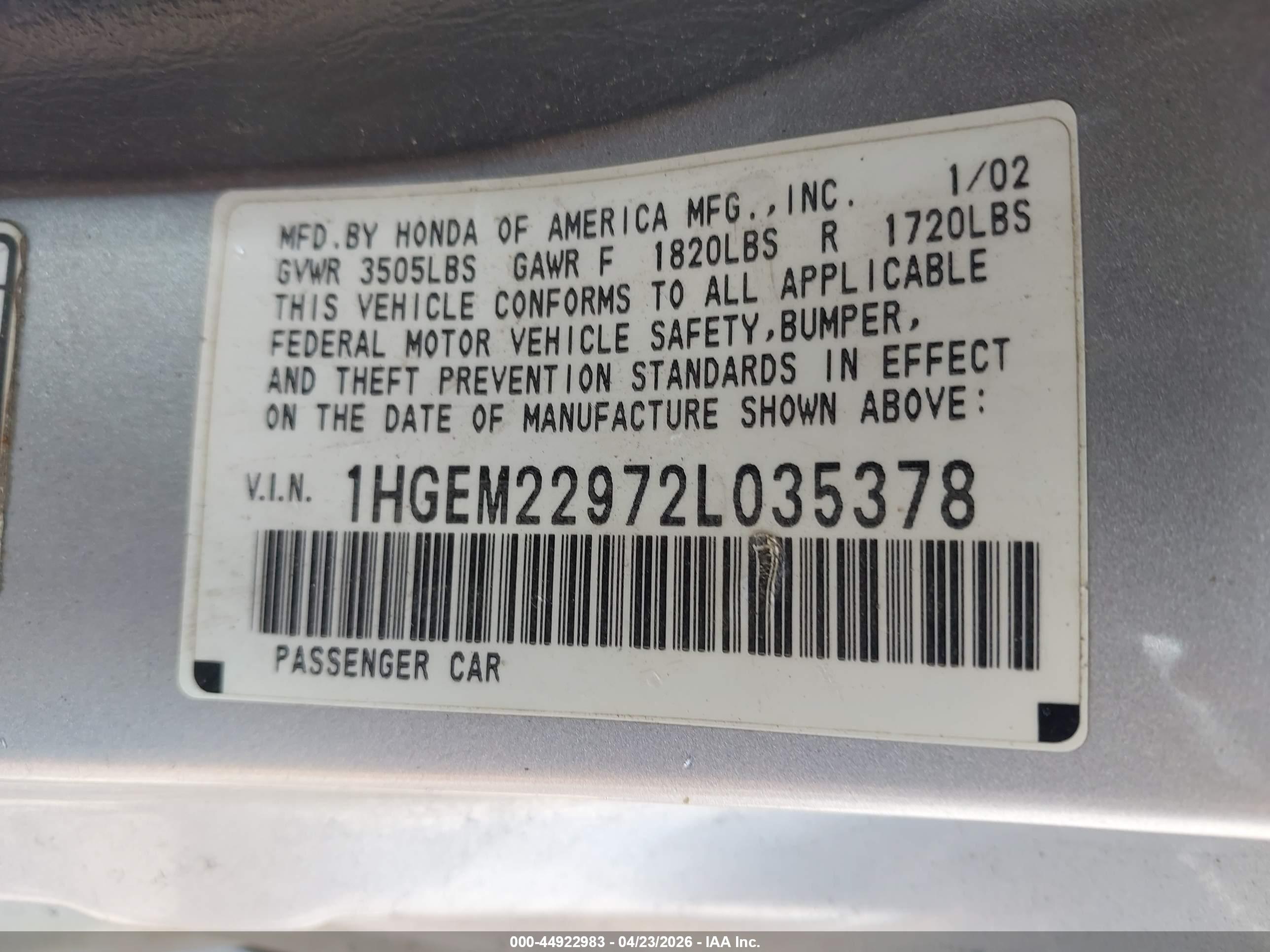 HONDA CIVIC image 9