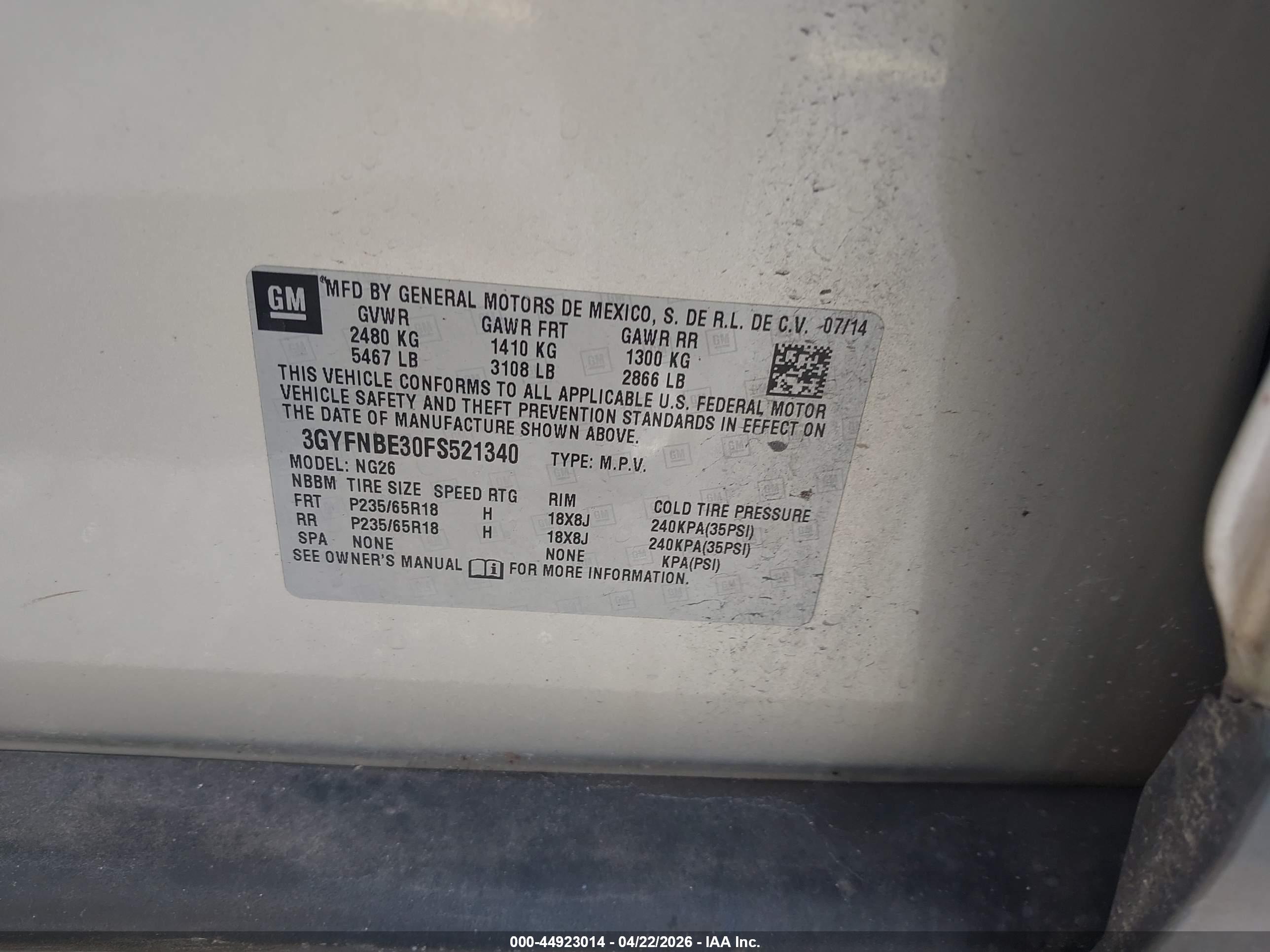 CADILLAC SRX image 9