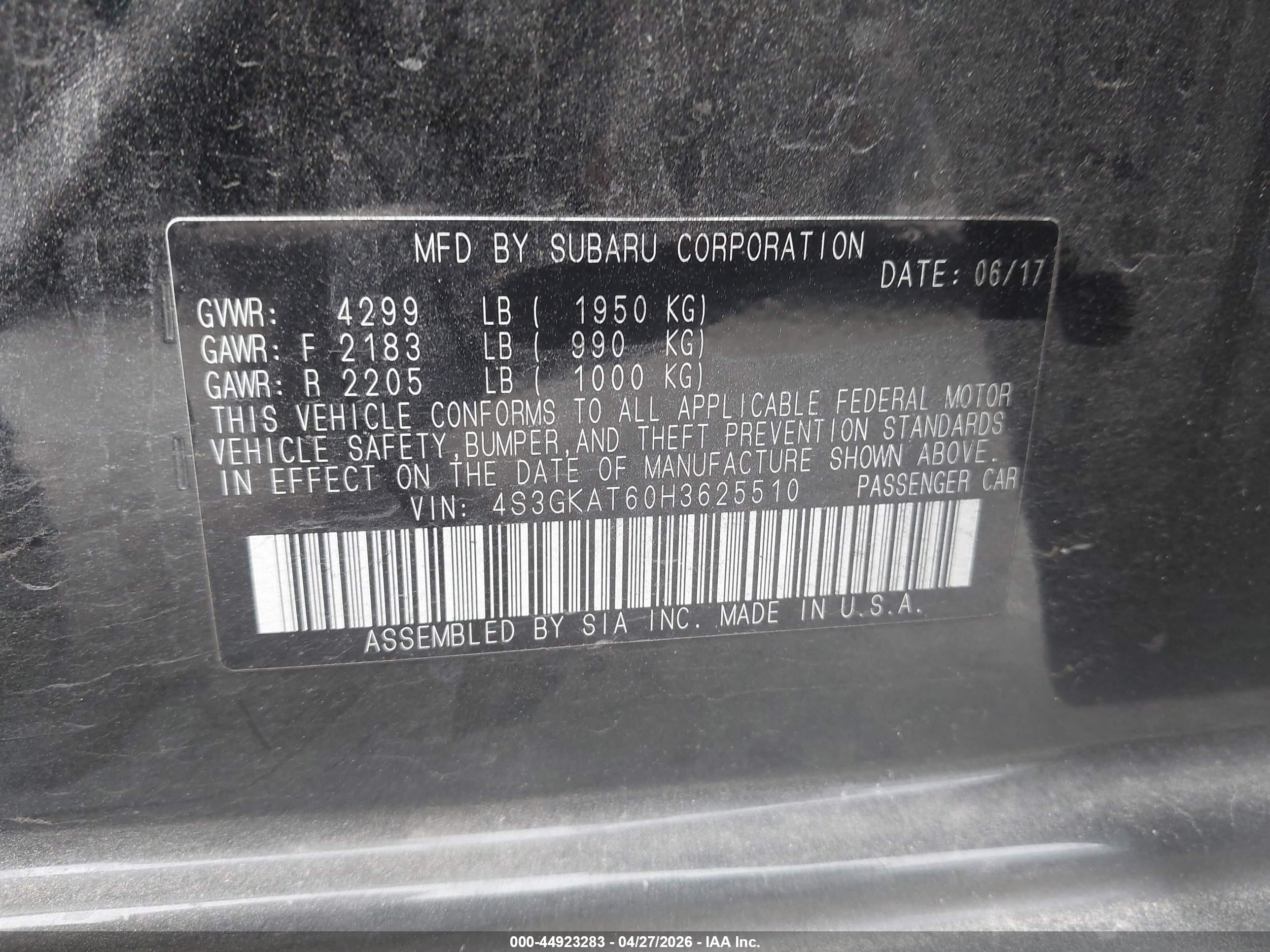 SUBARU IMPREZA image 9