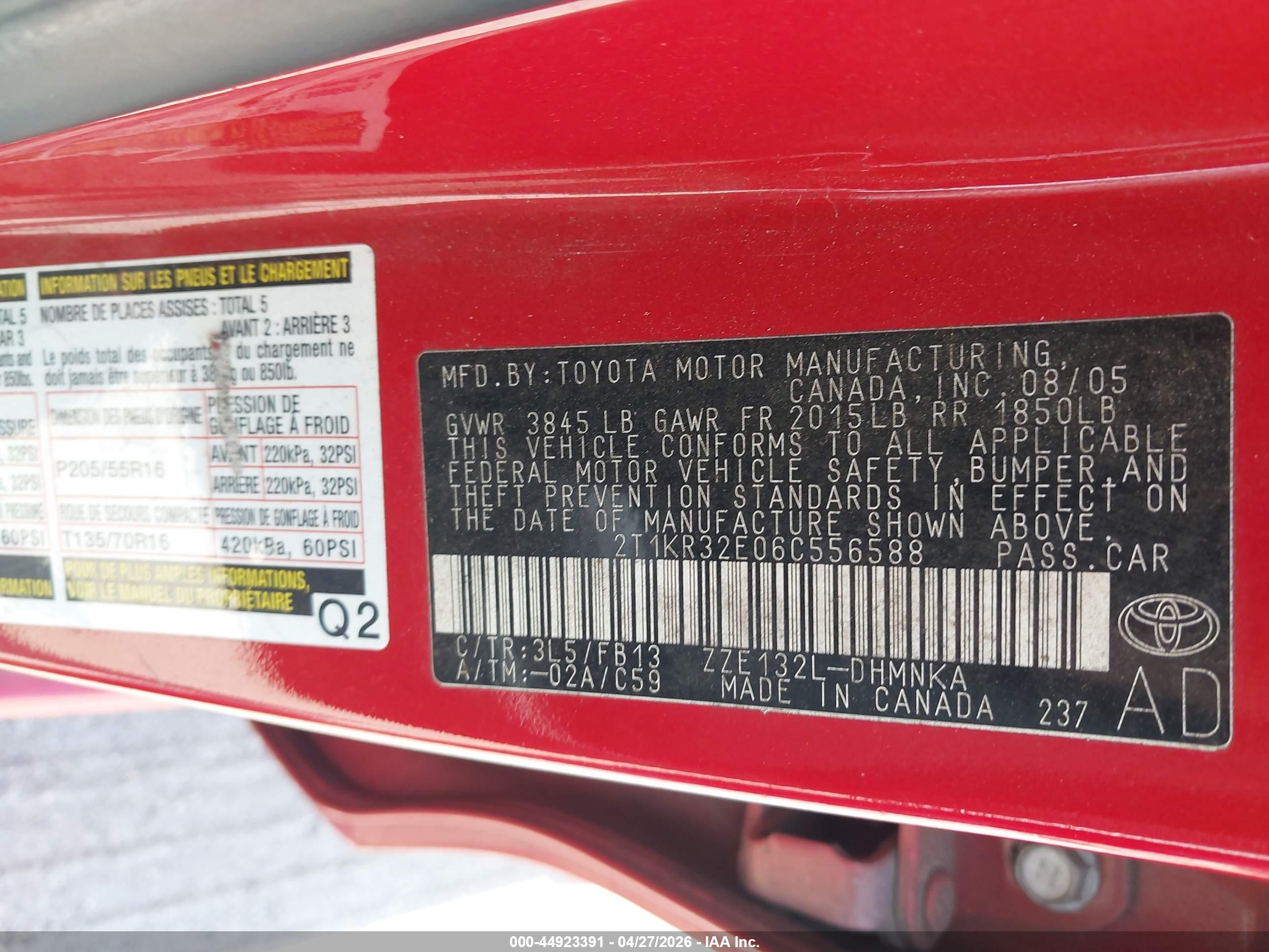 TOYOTA COROLLA image 9