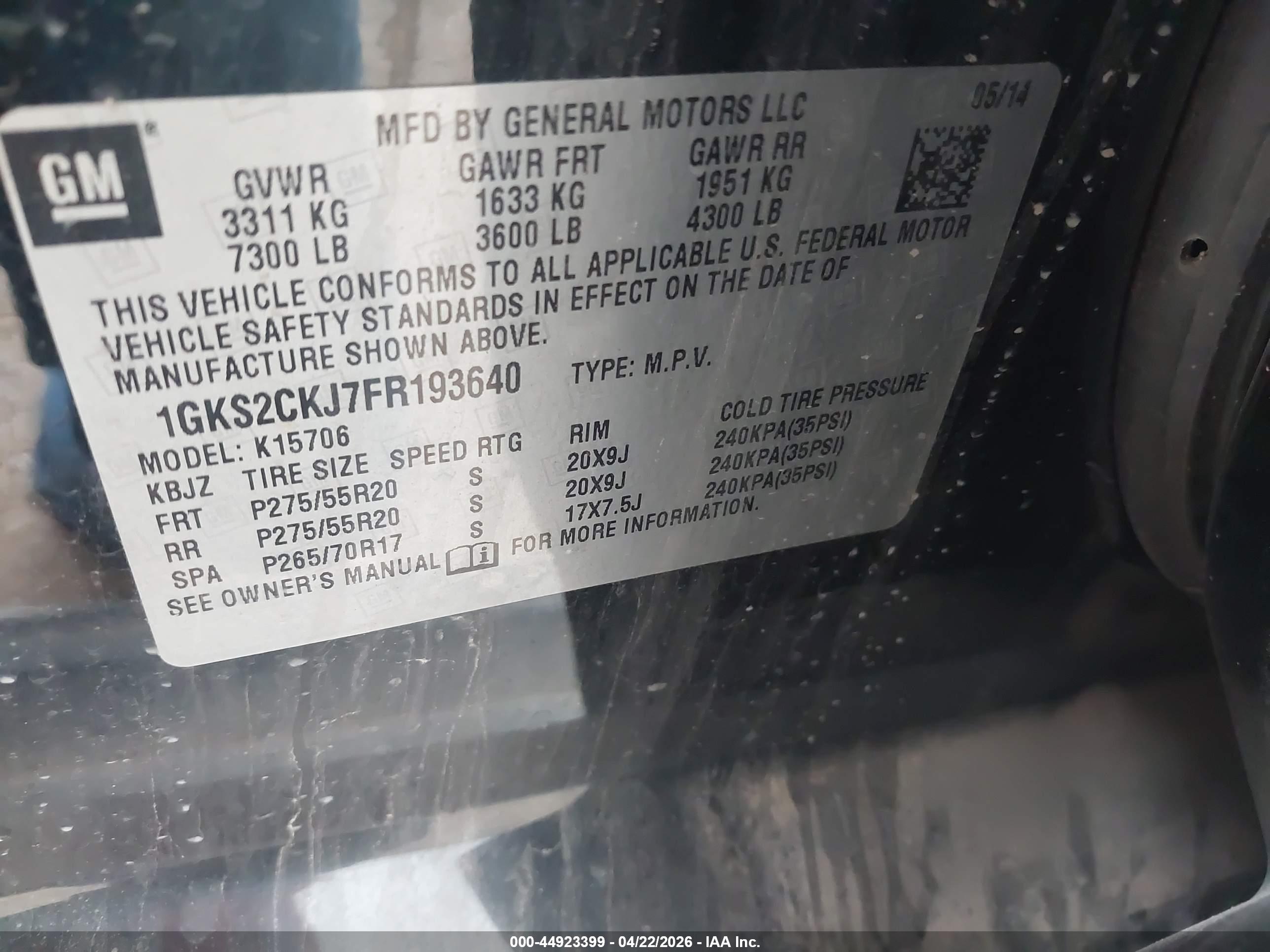 GMC YUKON image 9