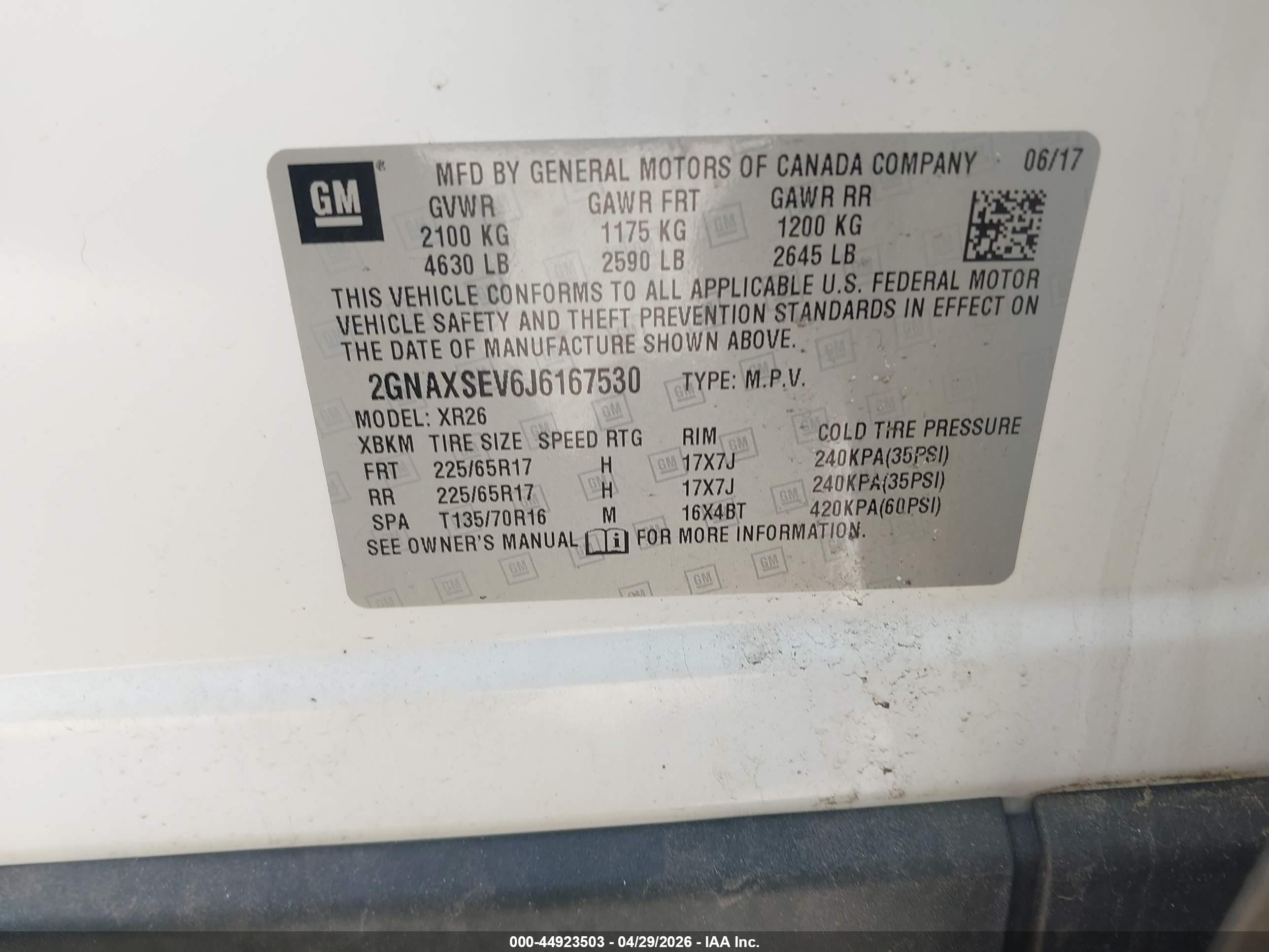 CHEVROLET EQUINOX image 9