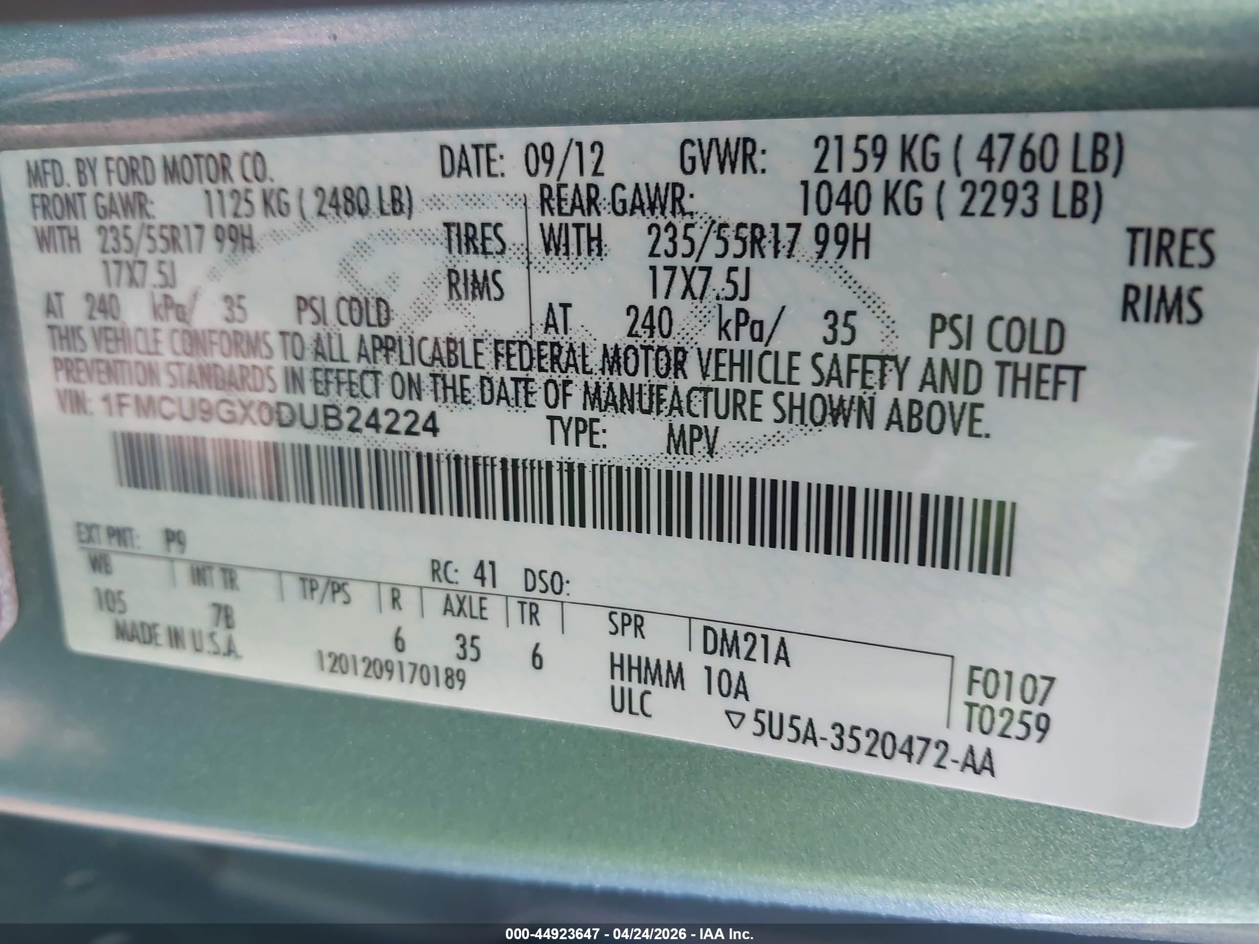 FORD ESCAPE image 9