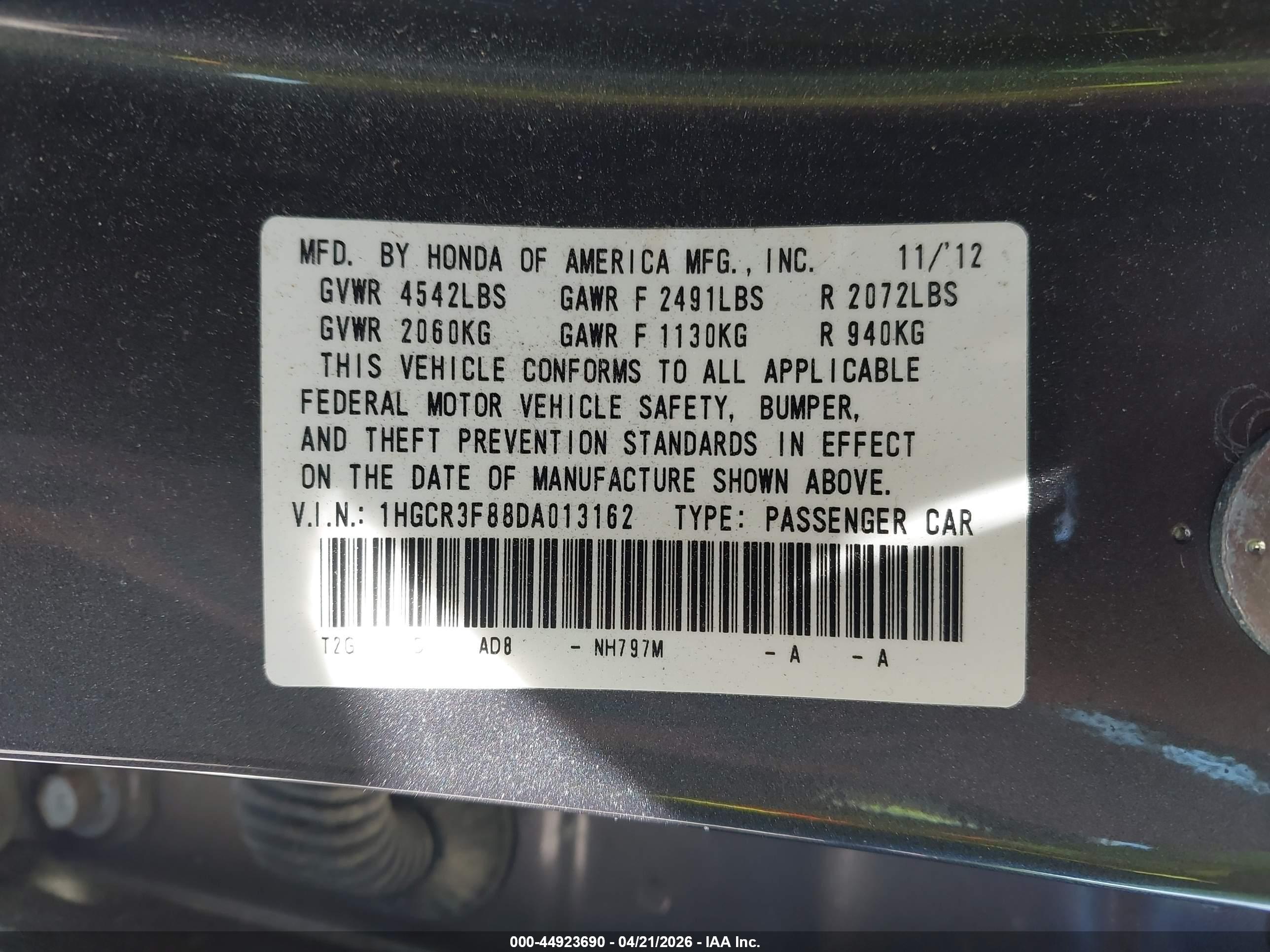 HONDA ACCORD image 9