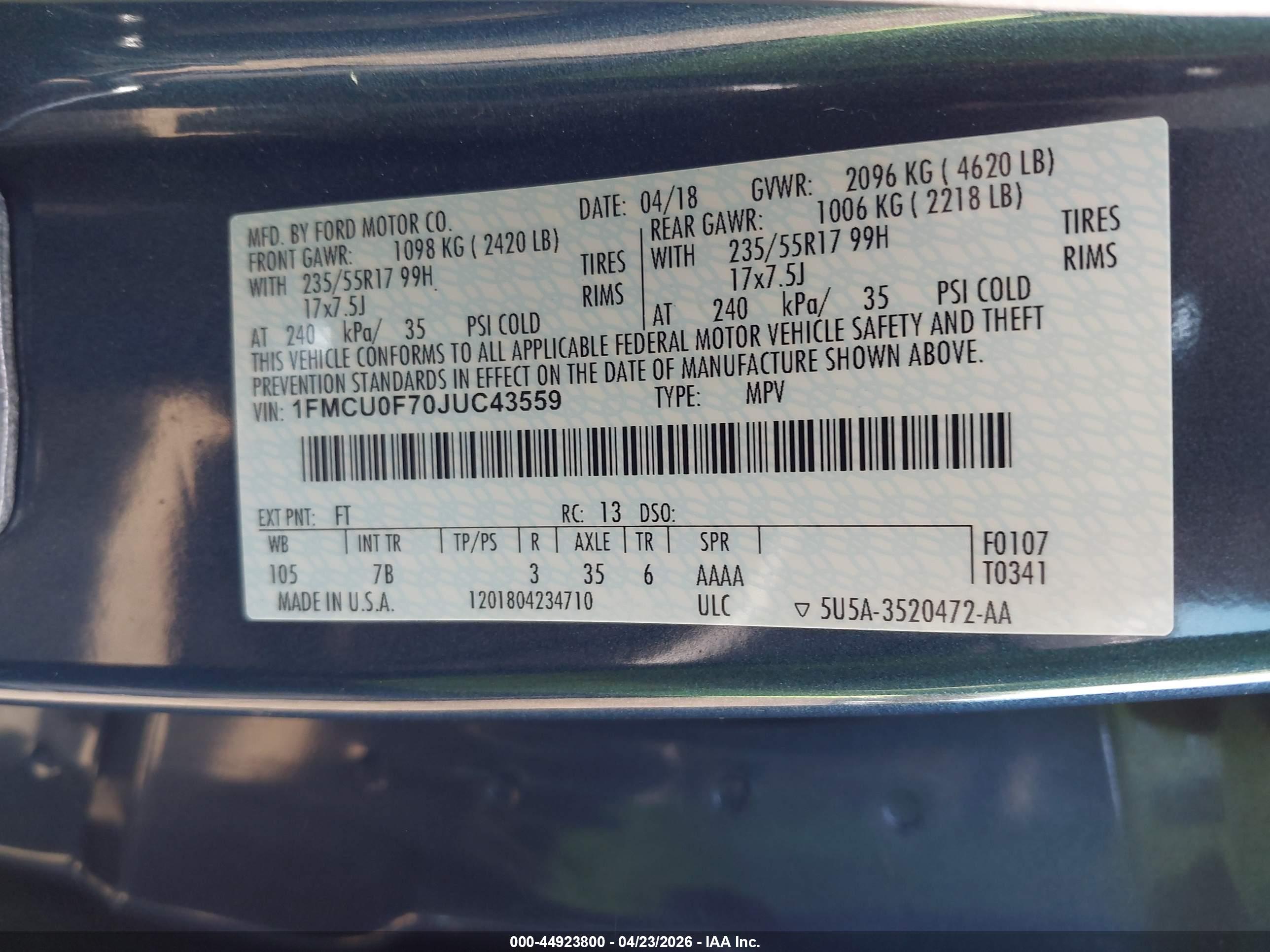 FORD ESCAPE image 9