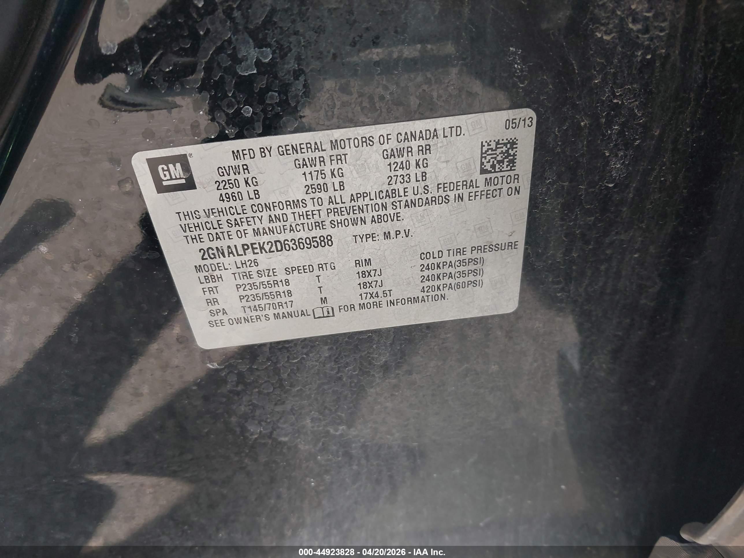 CHEVROLET EQUINOX image 9