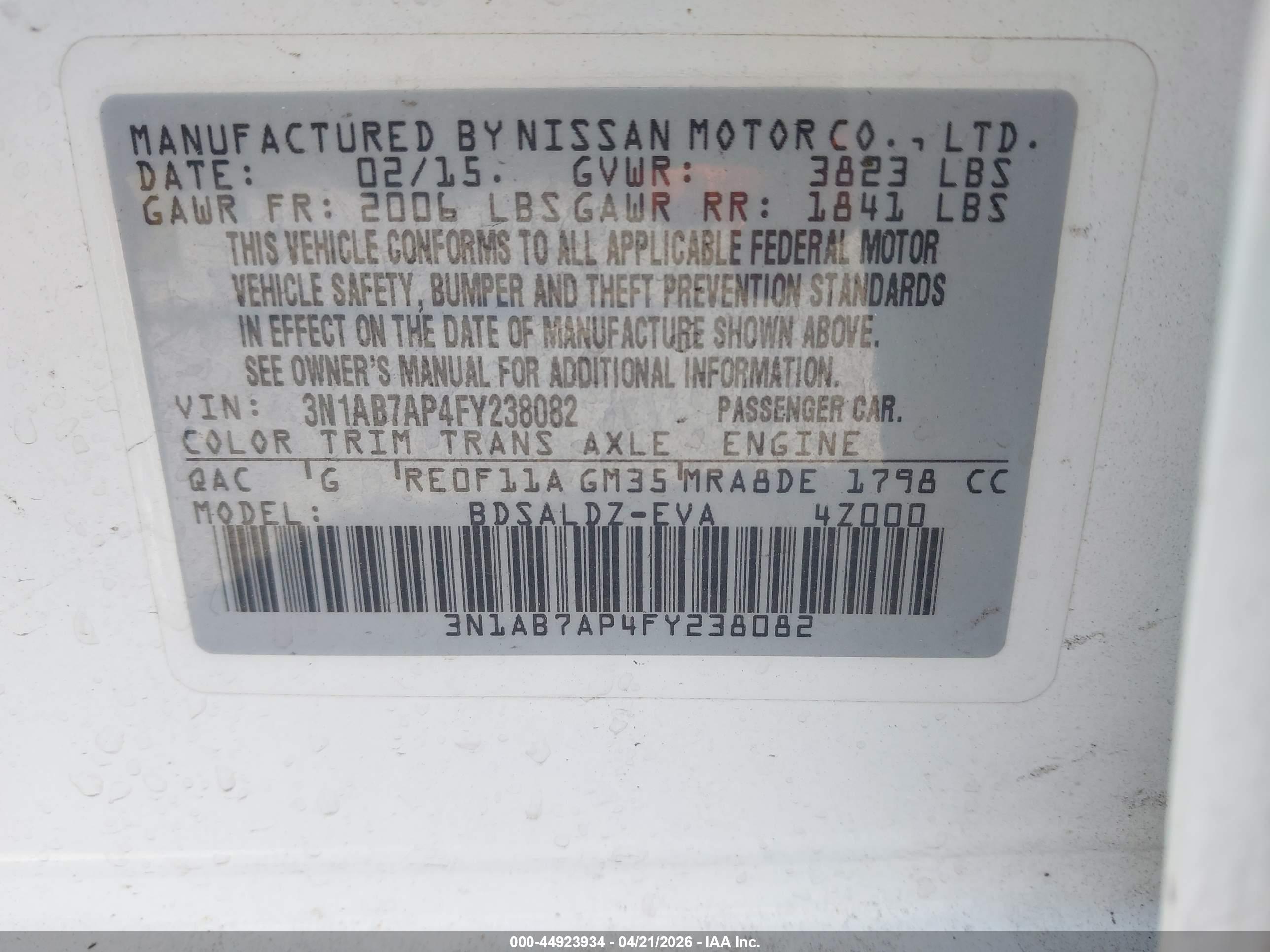 NISSAN SENTRA image 9