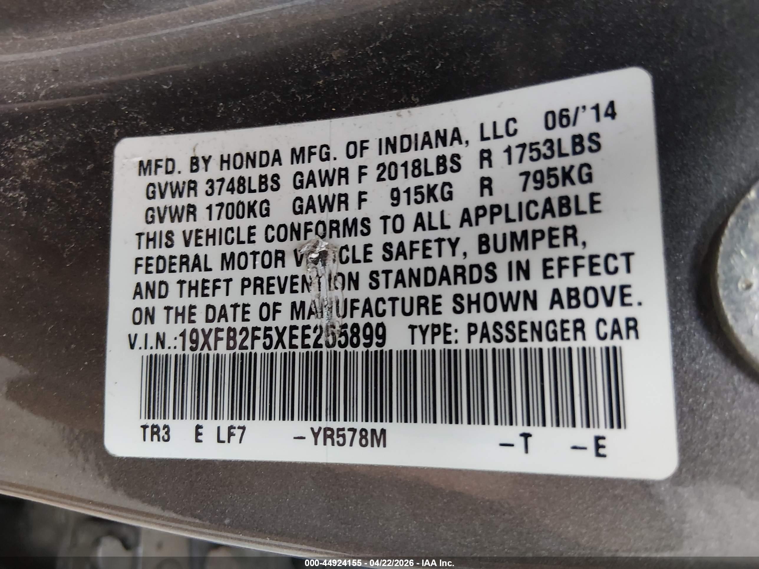 HONDA CIVIC image 9