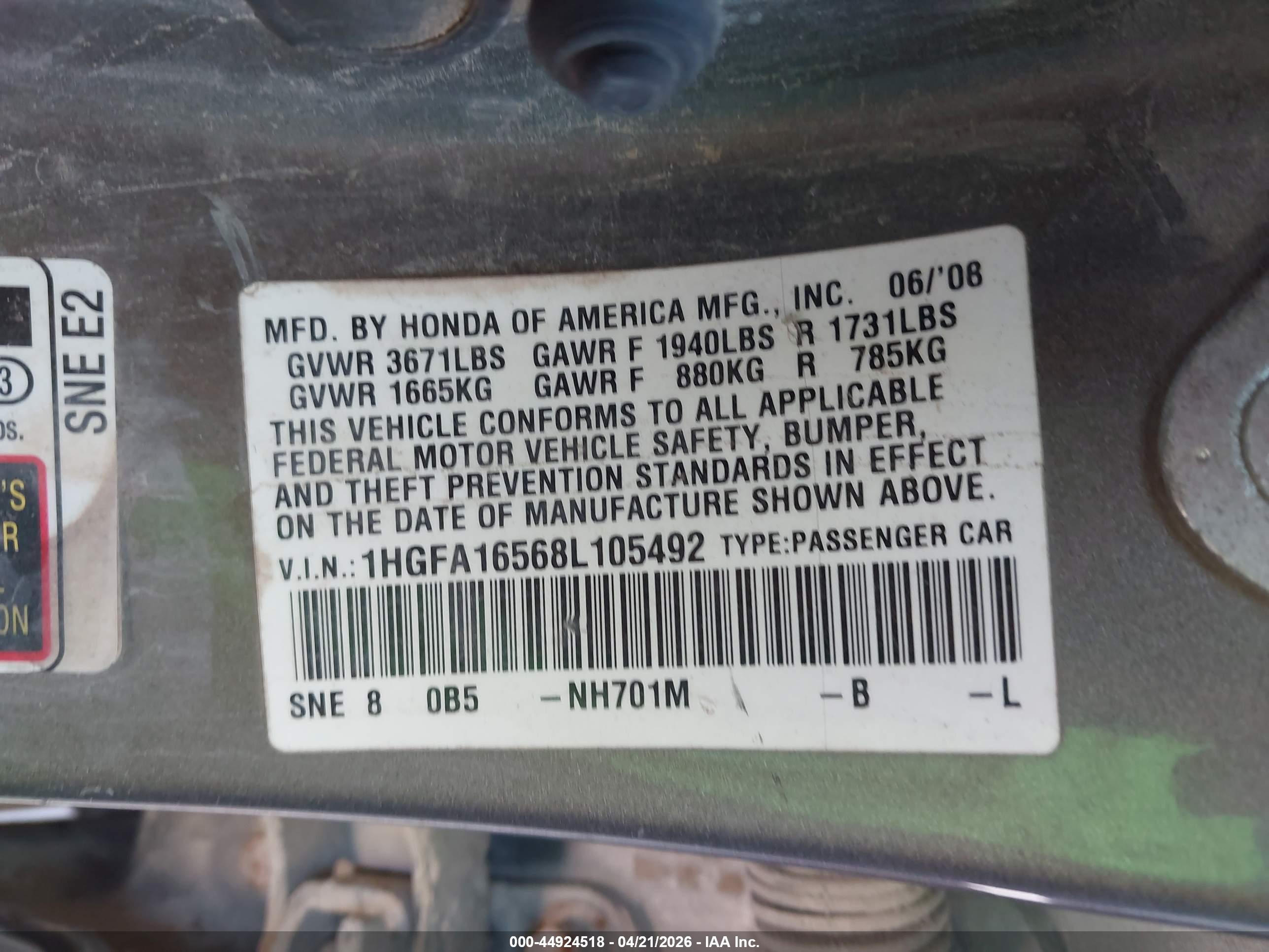 HONDA CIVIC image 9