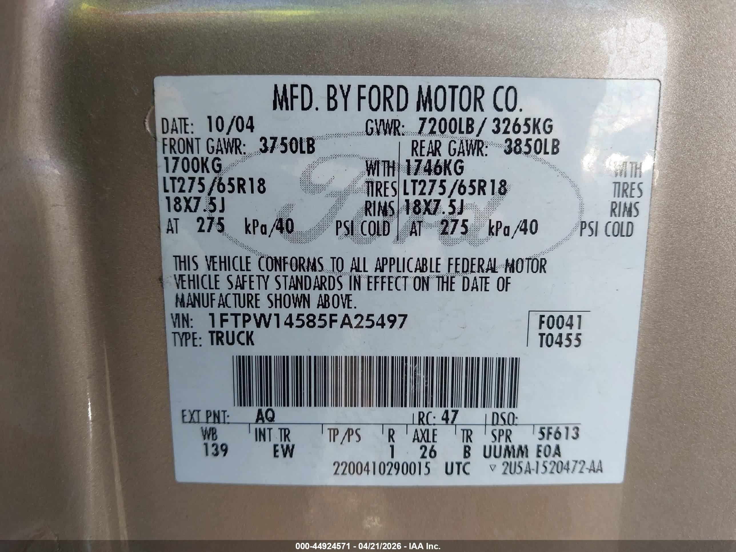 FORD F-150 image 9