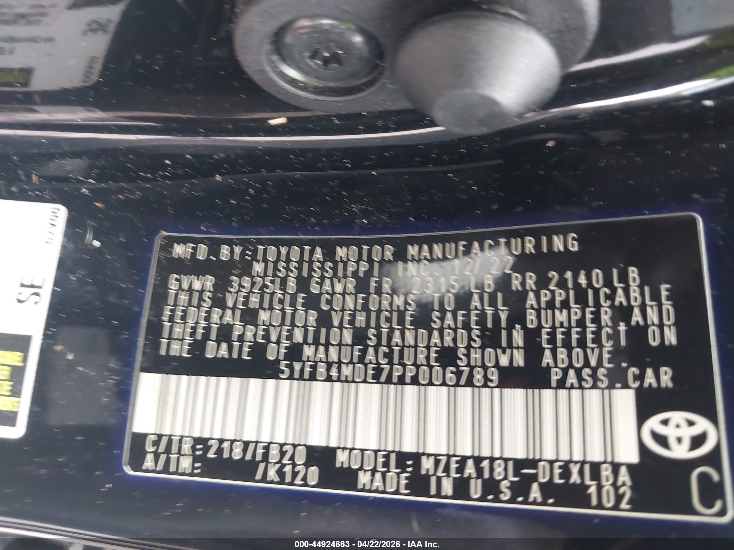 TOYOTA COROLLA image 9