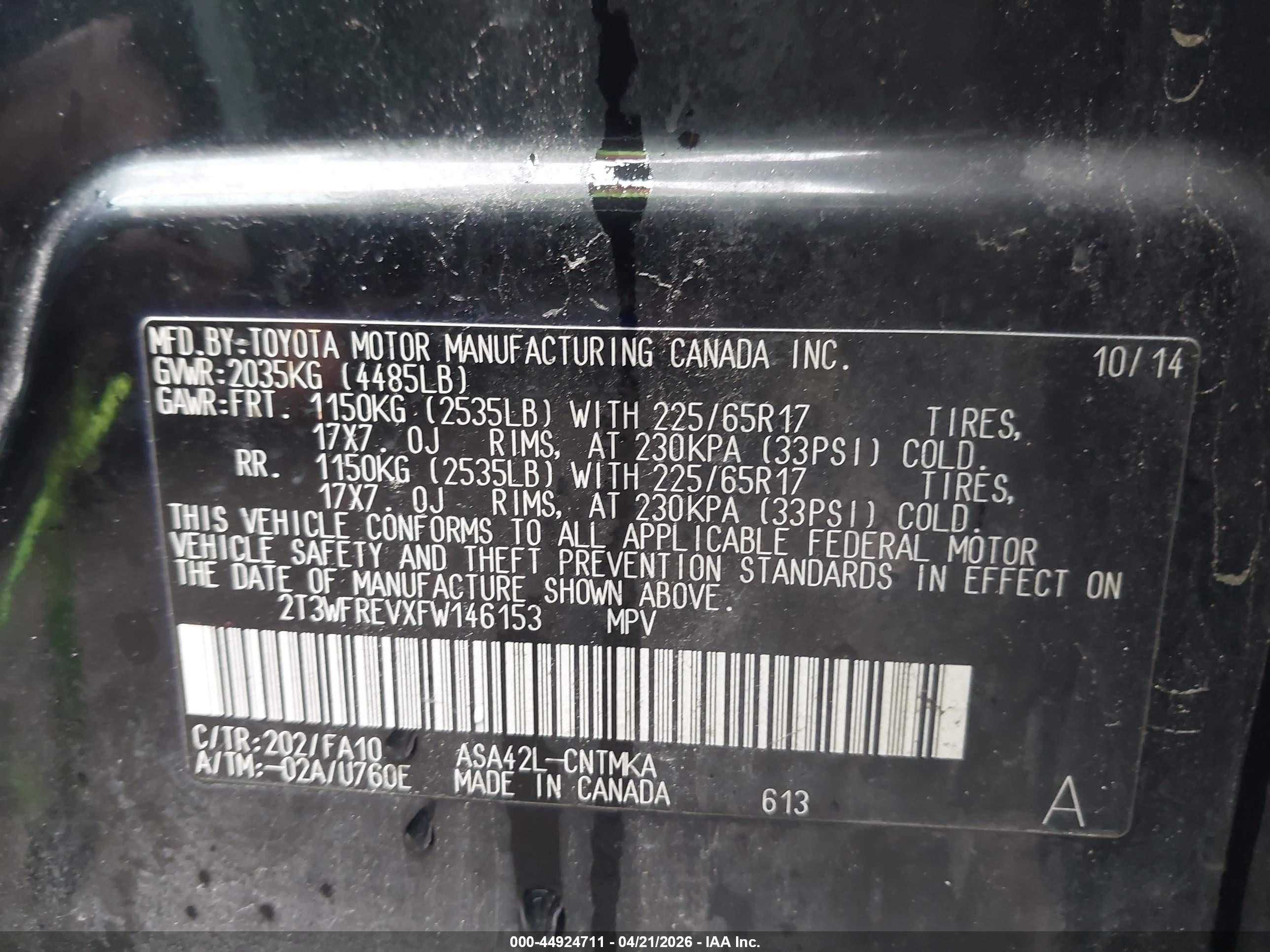 TOYOTA RAV4 image 9