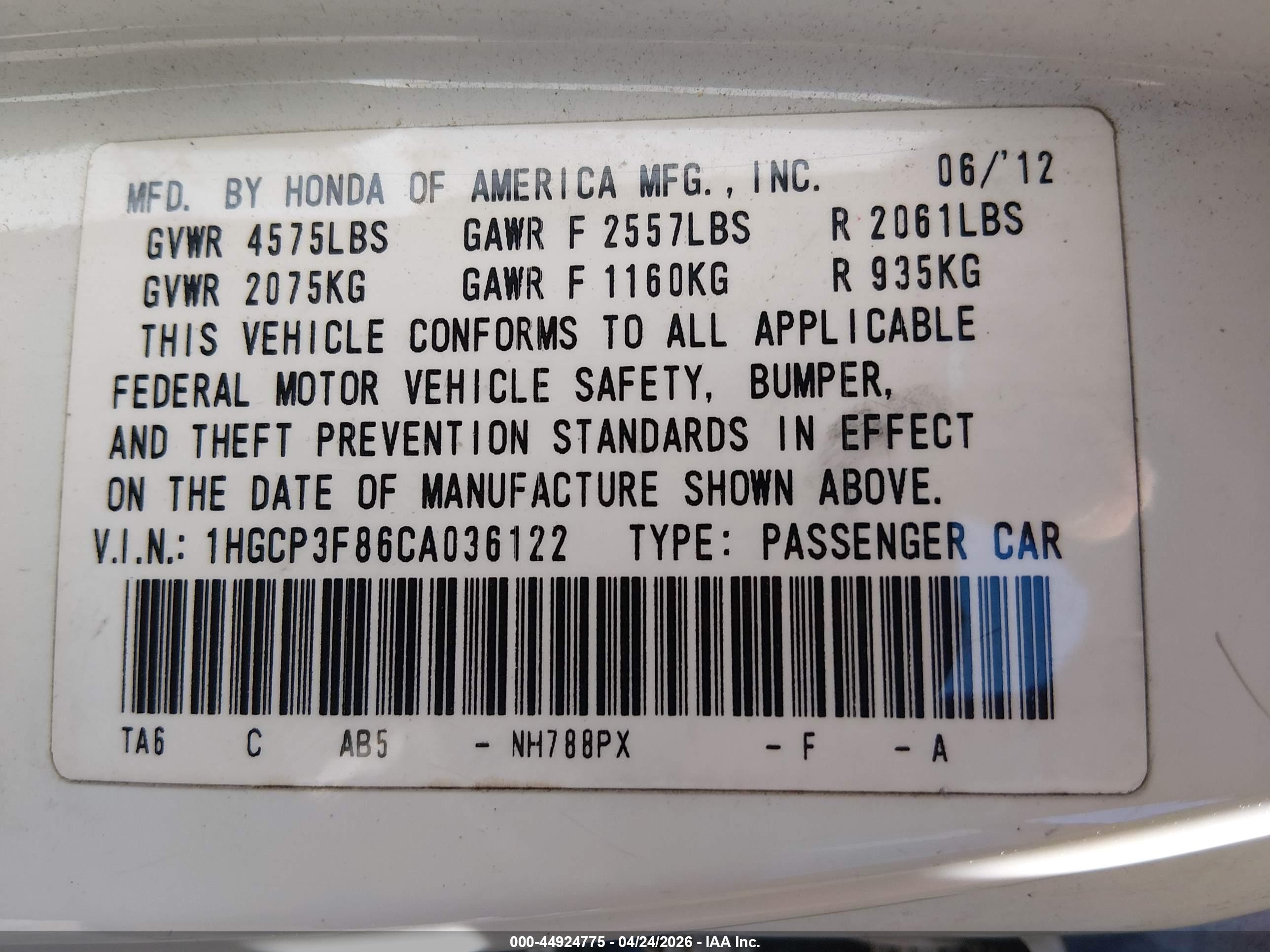 HONDA ACCORD image 9